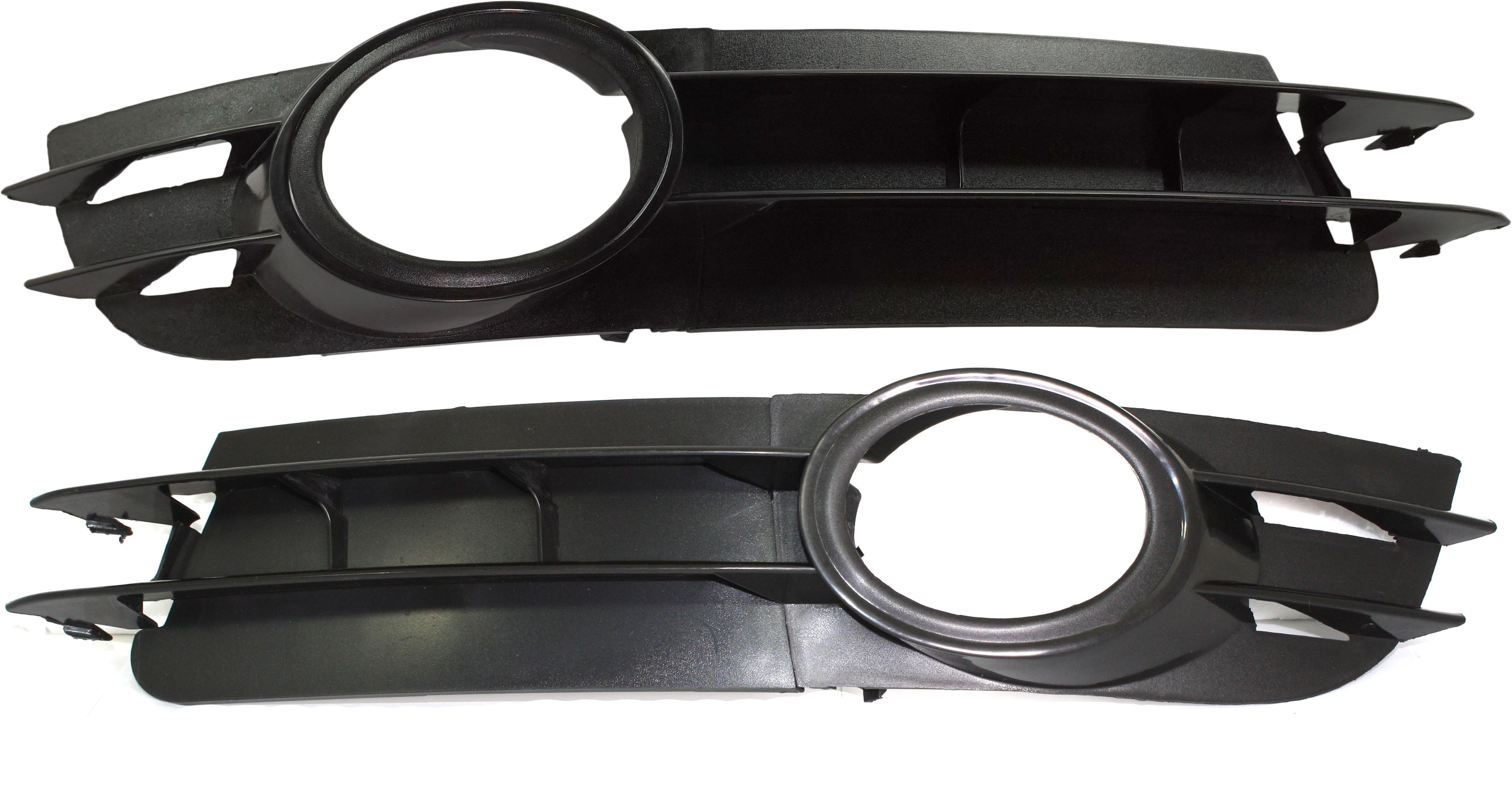 AM A6-05-08 FRONT FOG LAMP MOLDING RH AND LH Black w o S line Package SKU SET A015501 Partslink AU1039104 AU1038104 OEM 4F0807682A01C 4F0807681A01C
