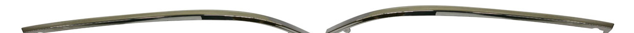 AM A6-98-04 FRONT BUMPER MOLDING RH AND LH Chrome Plastic SKU SET A016103 Partslink AU1046100 AU1047100 OEM 4B08071732ZZ 4B08071742ZZ