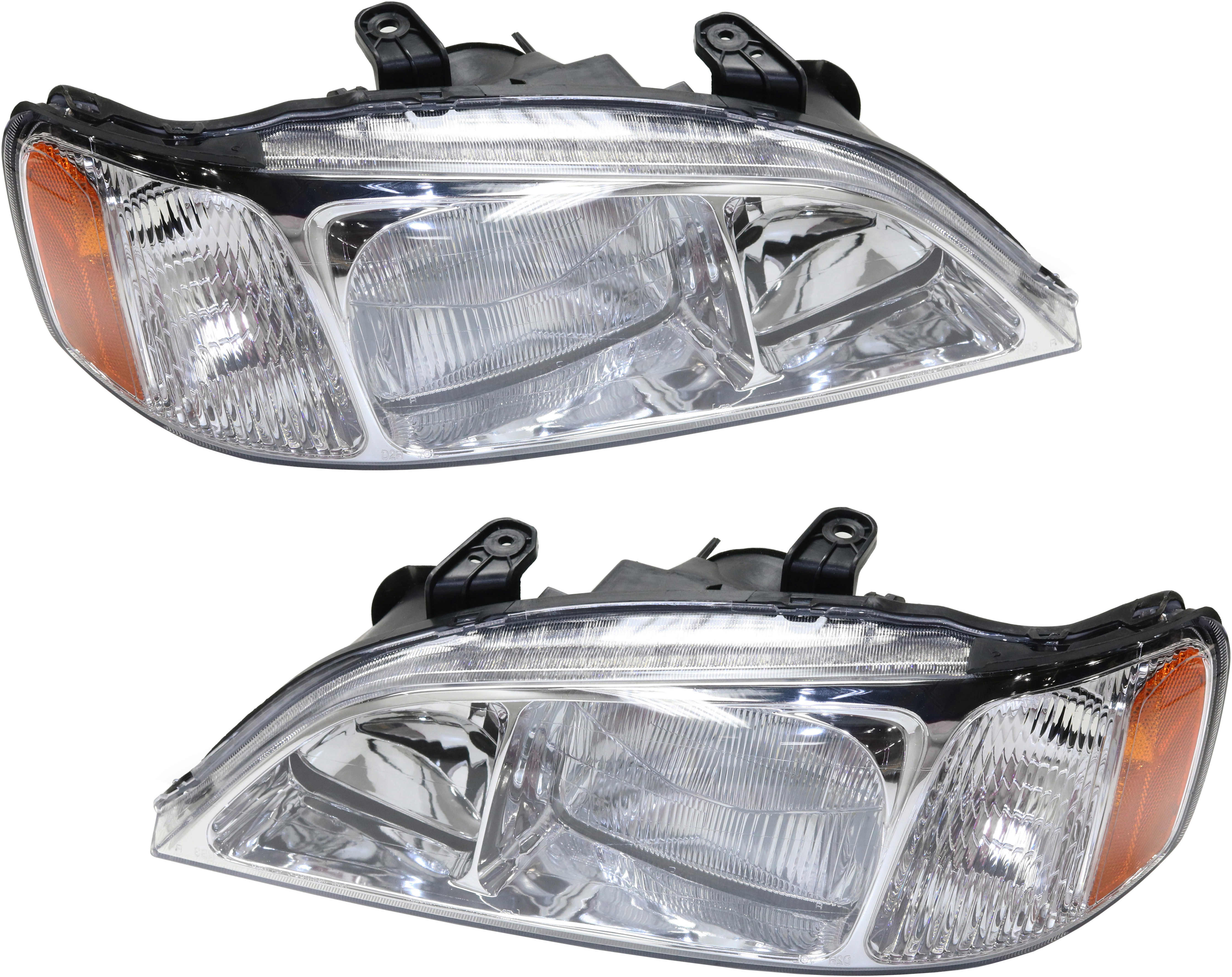 AM TL 99-01 HEAD LAMP RH AND LH Lens and Housing HID Xenon w o HID Kit SKU SET A100105 Partslink AC2518104 AC2519104 OEM 33151S0KA01-33101S0KA01