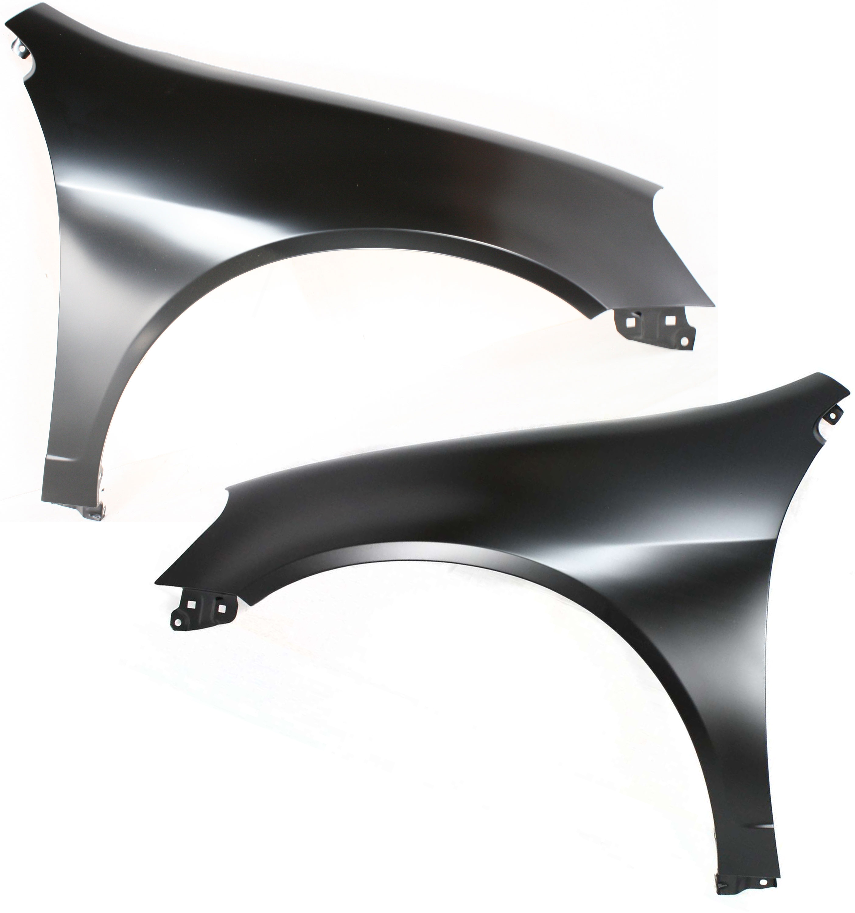 AM RSX 02-06 FRONT FENDER RH AND LH Primed w o Hole SKU SET A220107 Partslink AC1241113 AC1240113 OEM 60211S6MA90ZZ 60261S6MA90ZZ