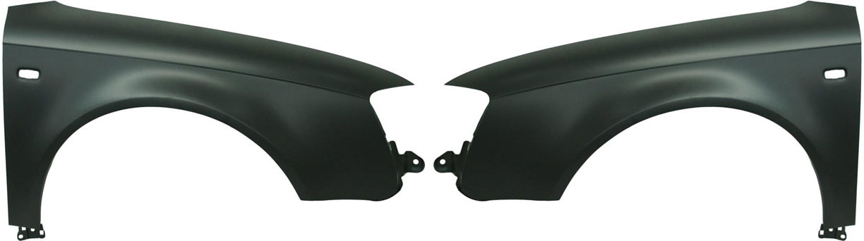 AM A4 S4-05-08 FRONT FENDER RH AND LH Primed Sedan Wagon CAPA SKU SET A220115Q Partslink AU1241117C AU1240116C OEM 8E0821106F 8E0821105F