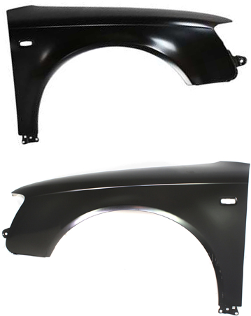 AM A4 S4-05-08 FRONT FENDER RH AND LH Primed Sedan Wagon SKU SET A220115 Partslink AU1241117 AU1240116 OEM 8E0821106F 8E0821105F