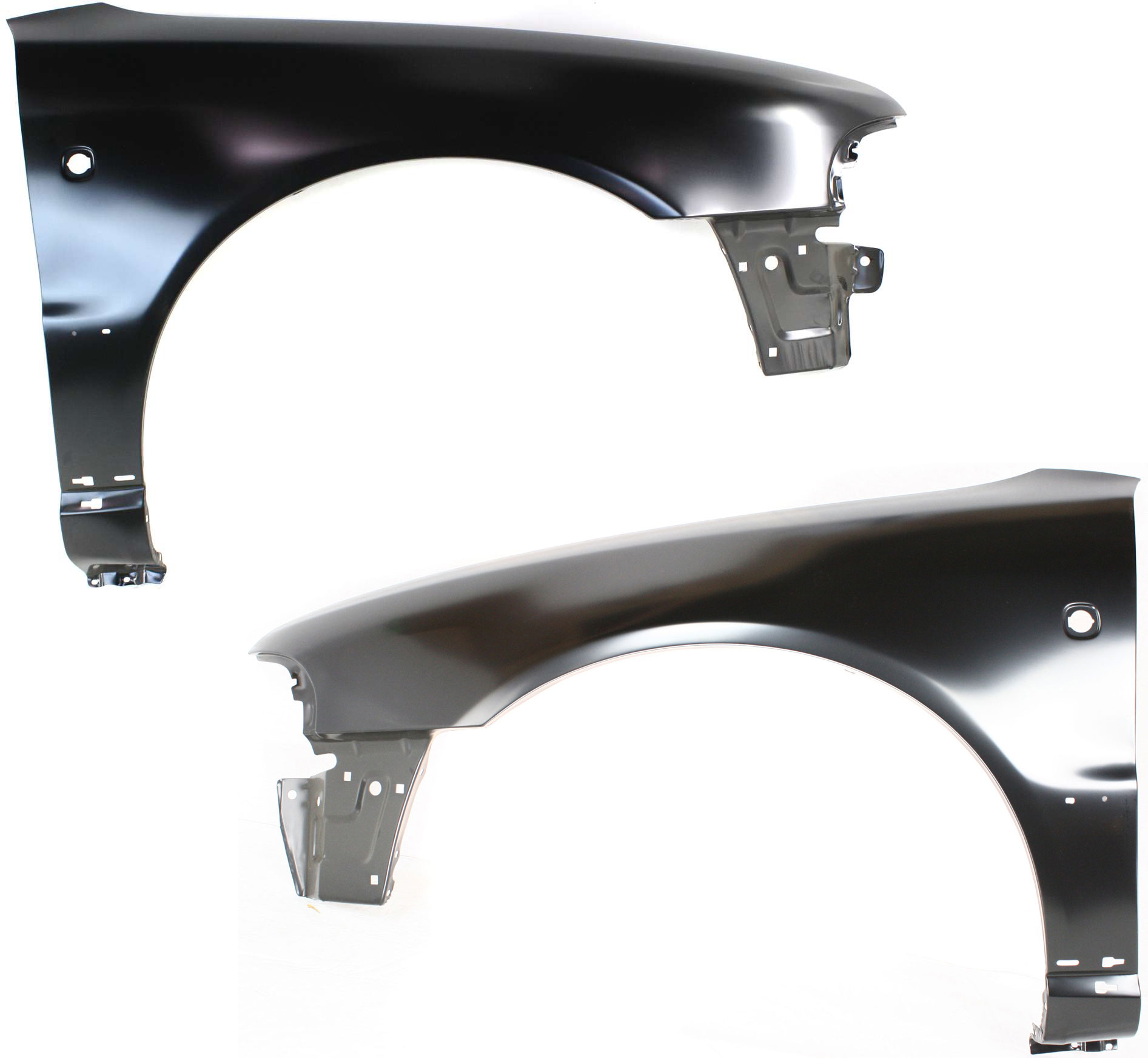 AM A4-98-99 FRONT FENDER RH AND LH Primed SKU SET A220117 Partslink AU1241114 AU1240114 OEM 8D0821106J 8D0821105K