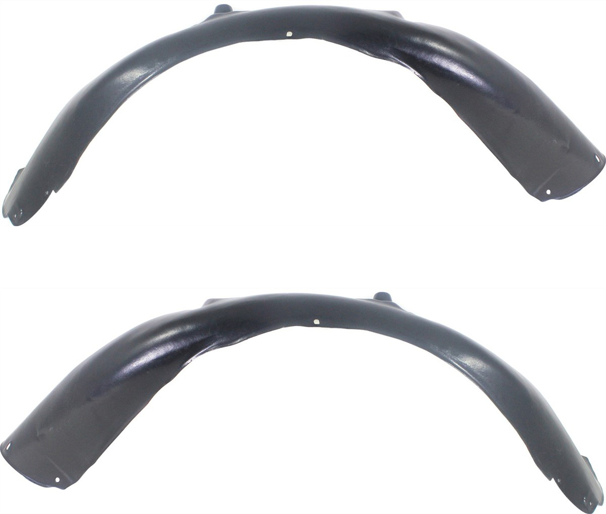 AM A4 A4 QUATTRO 02-05 FRONT FENDER LINER RH AND LH Rear Section SKU SET A222113 Partslink AU1249105 AU1248105 OEM 8E0821172B 8E0821171B