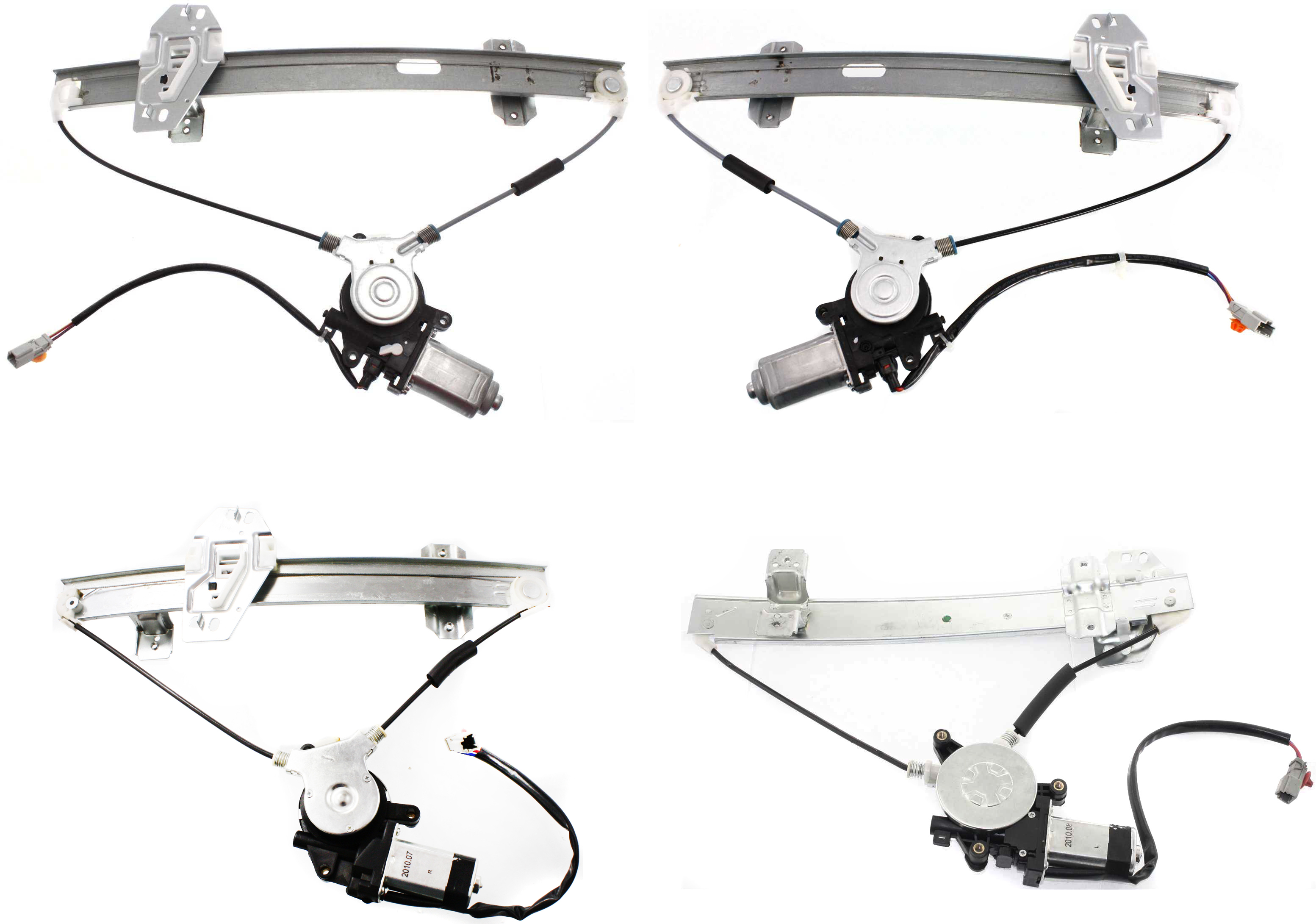 AM RL 98-01 FRONT AND REAR WINDOW REGULATOR RH AND LH Power w Motor SKU SET A462901-4 Partslink AC1351109 AC1350109 AC1551100 AC1550100 OEM 72210SZ3A23-72250SZ3A23-72710S