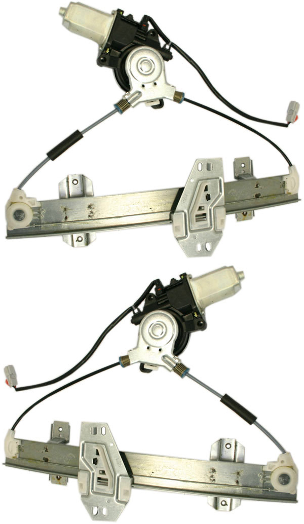 AM RL 98-04 REAR WINDOW REGULATOR RH AND LH Power w Motor SKU SET A462903 Partslink AC1551100 AC1550100 OEM 72710SZ3J13-72750SZ3J13
