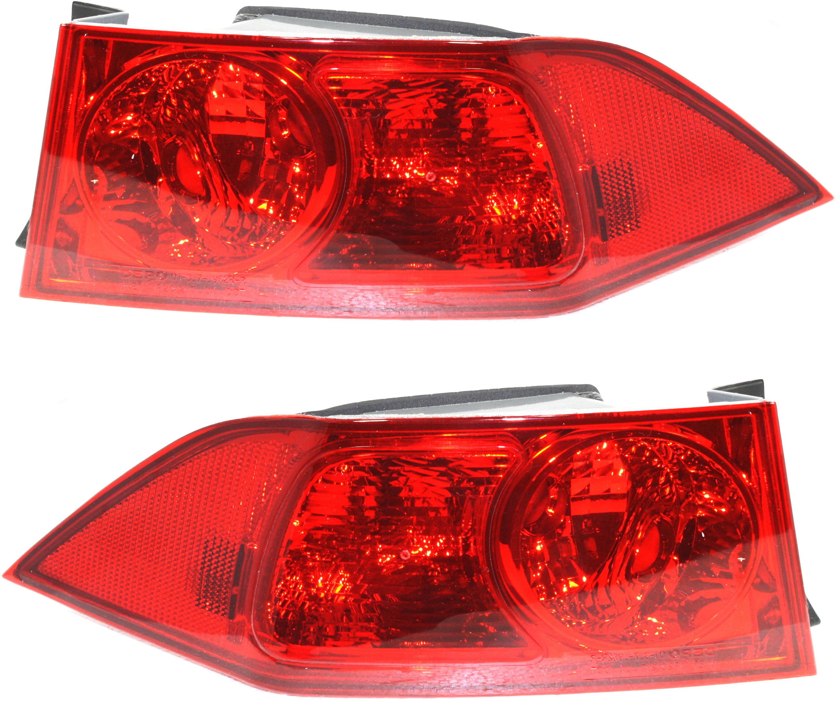 AM TSX 04-05 TAIL LAMP RH AND LH Outer Lens and Housing SKU SET A730115 Partslink AC2819105 AC2818105 OEM 33501SEAA01-33506SEAA01