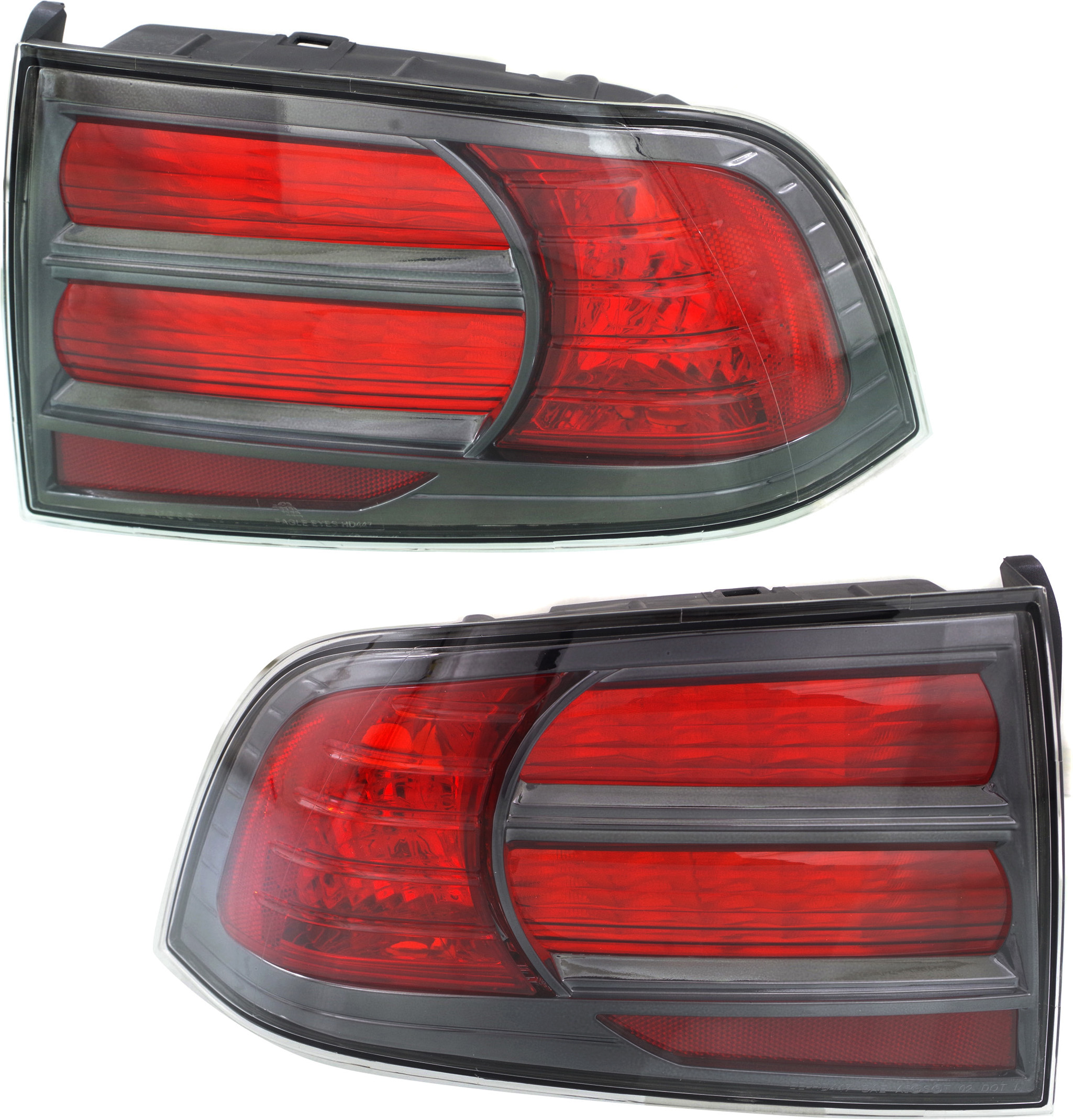 AM TL 07-08 TAIL LAMP RH AND LH Lens and Housing Type S Model SKU SET A730119 Partslink AC2819108 AC2818108 OEM 33501SEPA21-33551SEPA21
