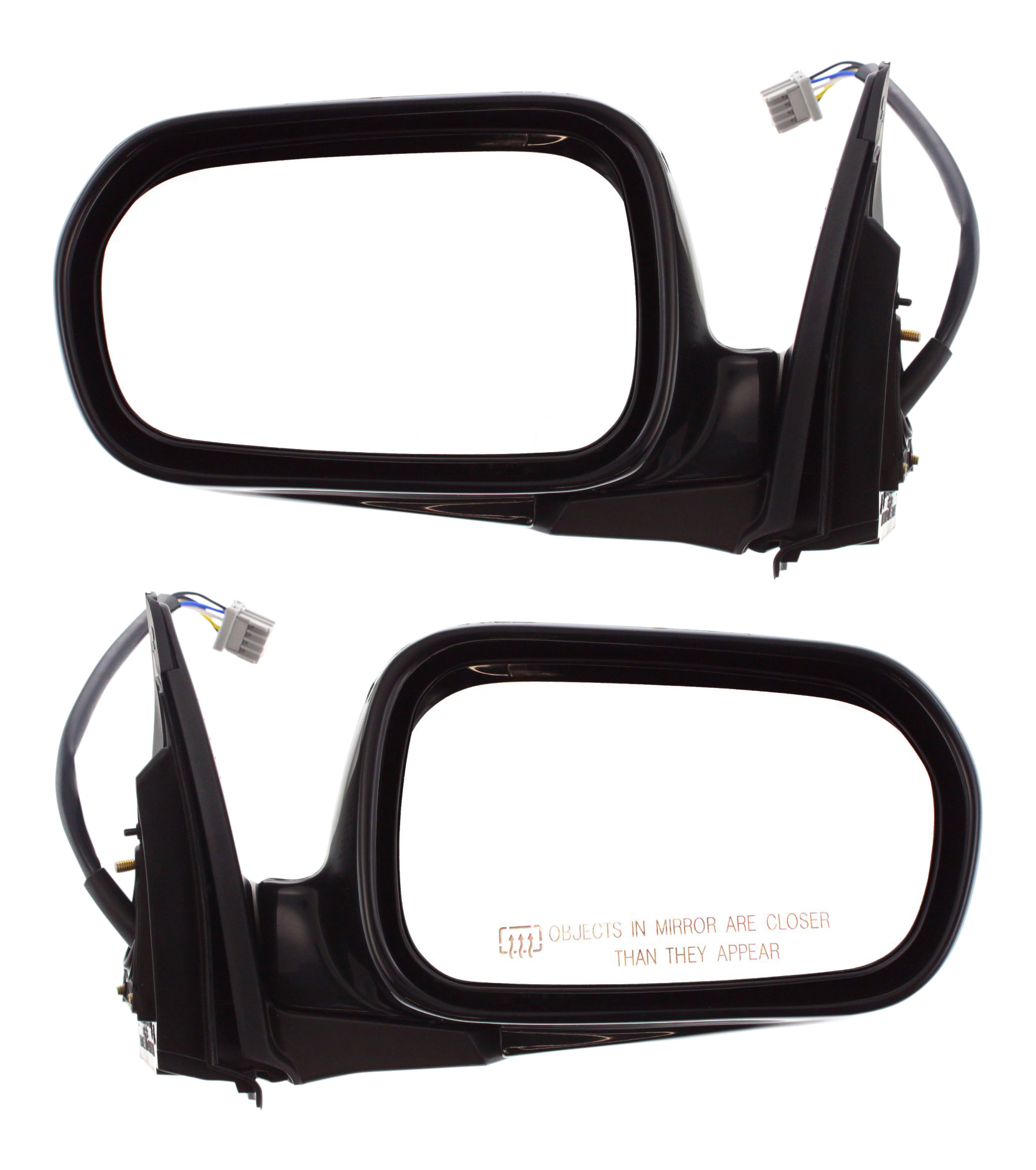 AM RSX 04-06 MIRROR RH AND LH Power Manual Folding Heated Paintable SKU SET AC20ER Partslink AC1320111 AC1321111 OEM 76200S6MC42ZB 76250S6MC42ZB