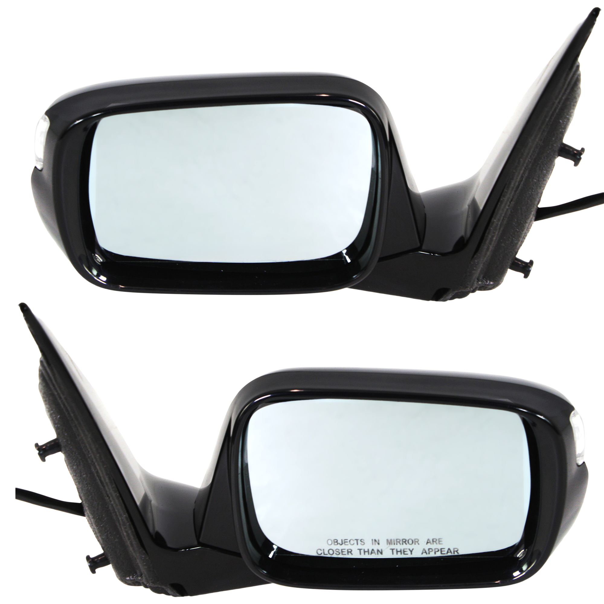 AM MDX 07-09 MIRROR RH AND LH Power Manual Folding Heated Paintable w o Power Liftgate SKU SET AC22ER S Partslink AC1320112 AC1321112 OEM 76200STXA02ZG 76250STXA02ZG