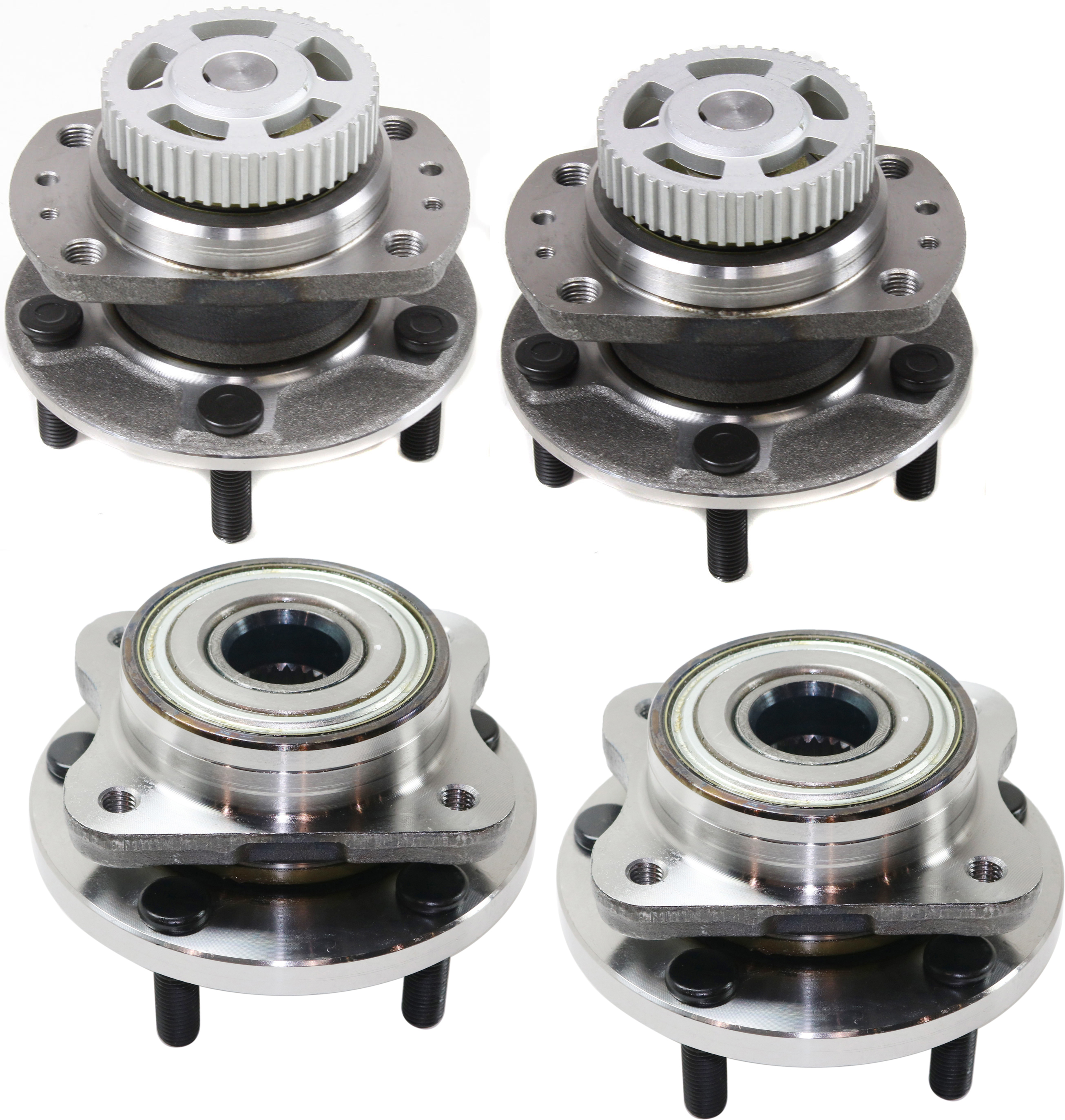 AM CARAVAN GRAND CARAVAN 96-00 FRONT AND REAR HUB ASSEMBLY RH AND LH 5 Studs SKU SET ARB512156-4 OEM 40667-512156-712156-4683514-46