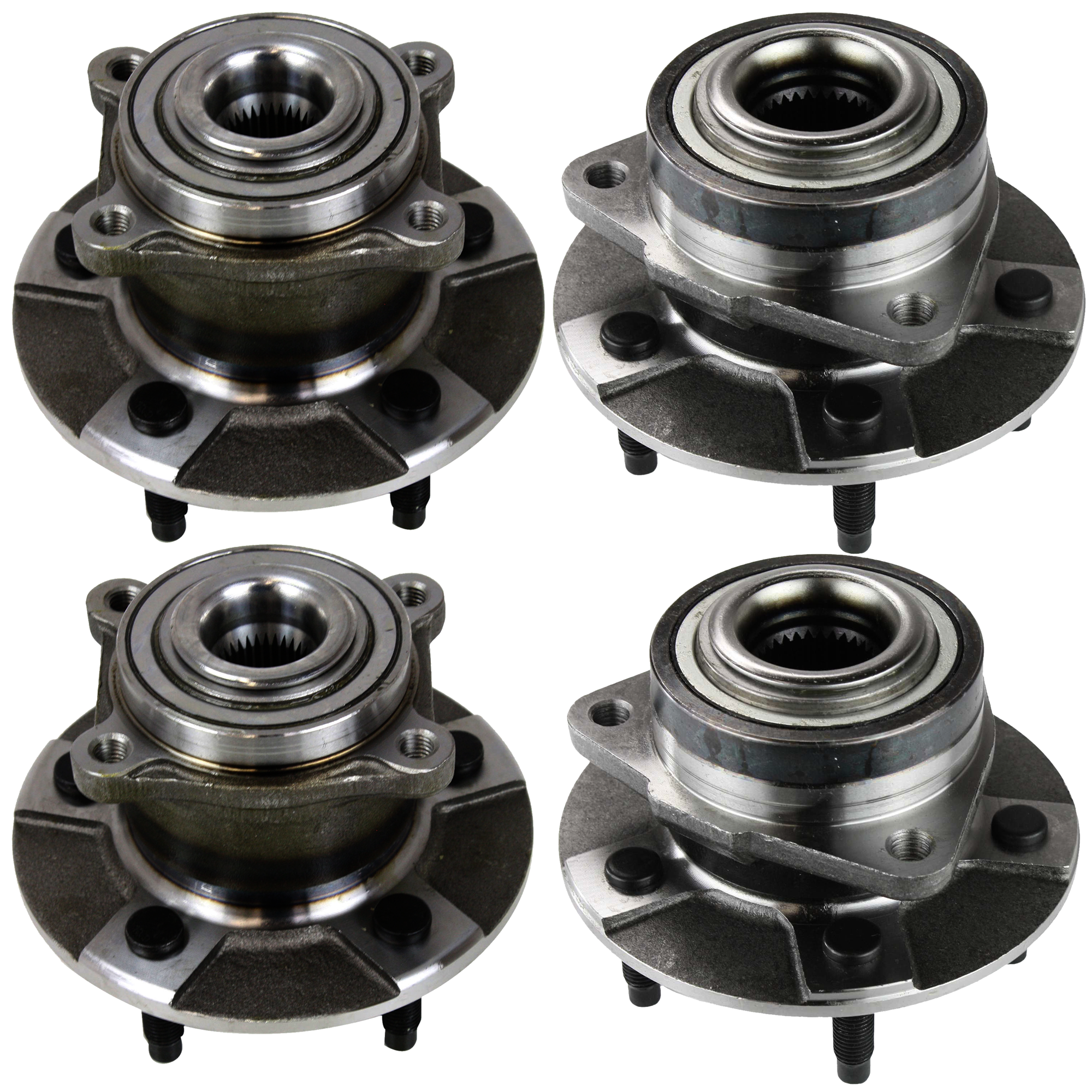 AM VUE 02-07 EQUINOX 05-05 FRONT AND REAR HUB ASSEMBLY RH AND LH 5 Studs 5 x 4.53 in. Bolt Pattern w o ABS Set of 10 SKU SET ARB512230-4 OEM 1035980000000000