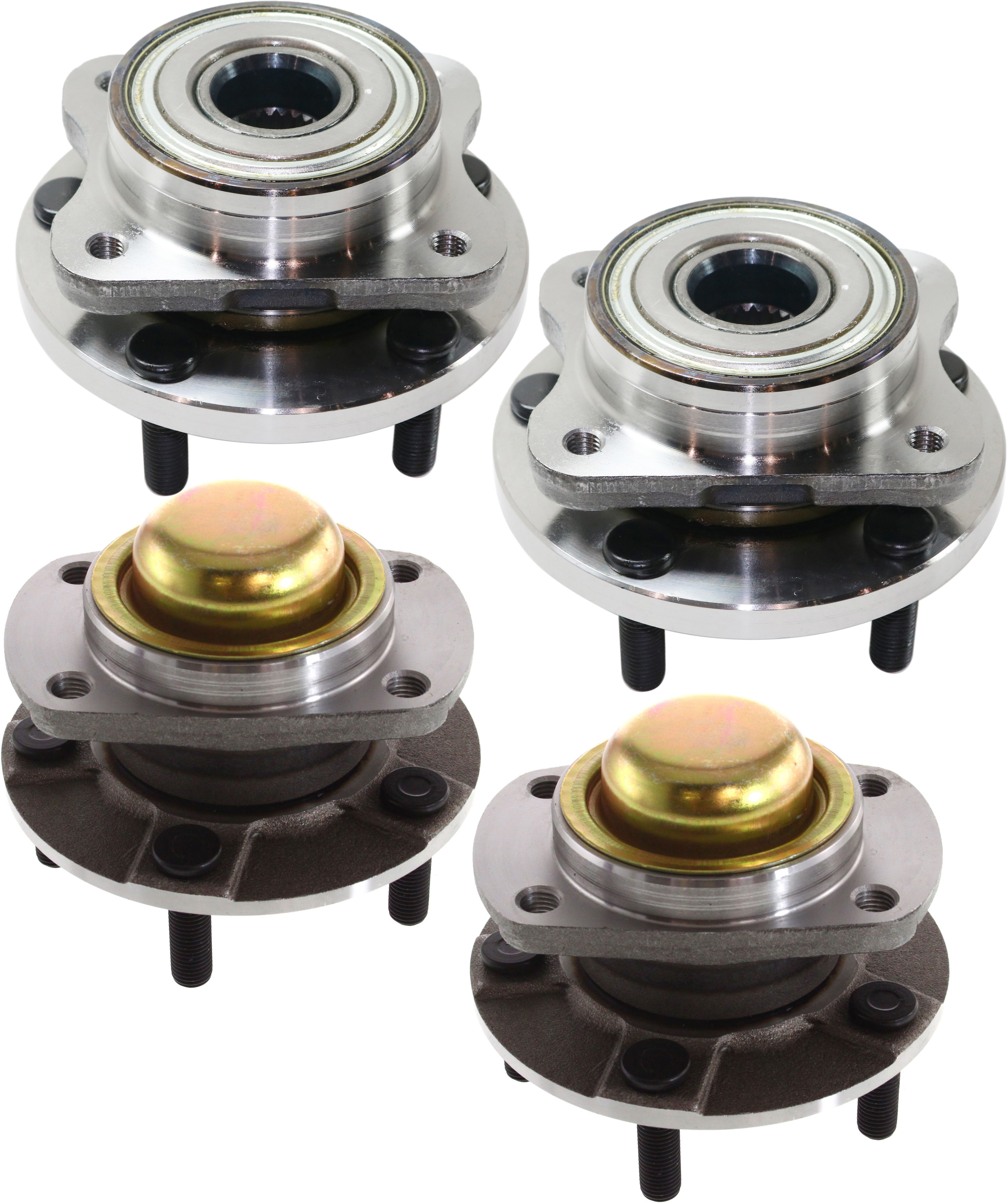 AM CARAVAN GRAND CARAVAN TOWN COUNTRY 01-07 FRONT AND REAR HUB ASSEMBLY RH AND LH SKU SET ARB513123-4 A OEM 40567-512170-712170-7990222-40