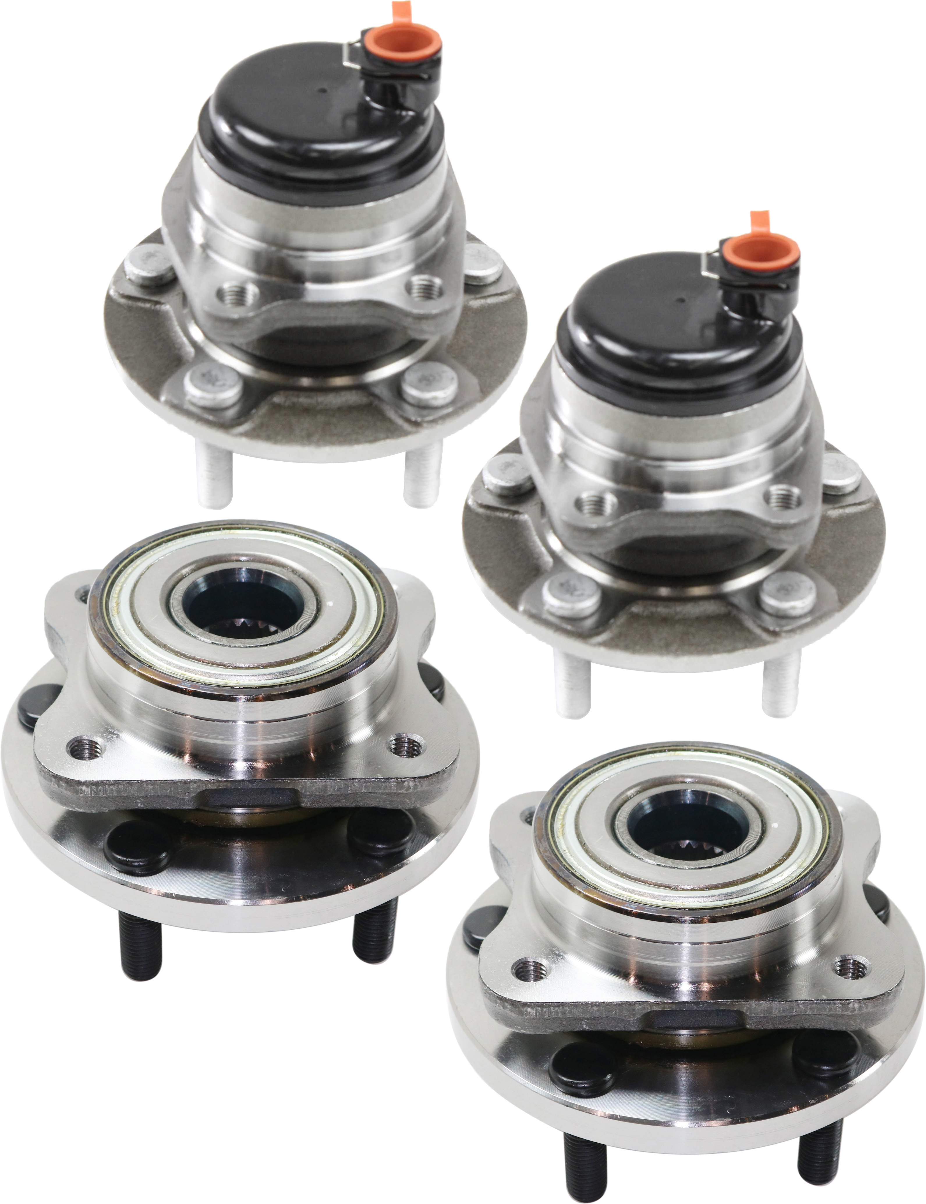 AM CARAVAN GRAND CARAVAN TOWN COUNTRY 01-07 FRONT AND REAR HUB ASSEMBLY RH AND LH SKU SET ARB513123-4 OEM 40767-512169-712169-930640-720