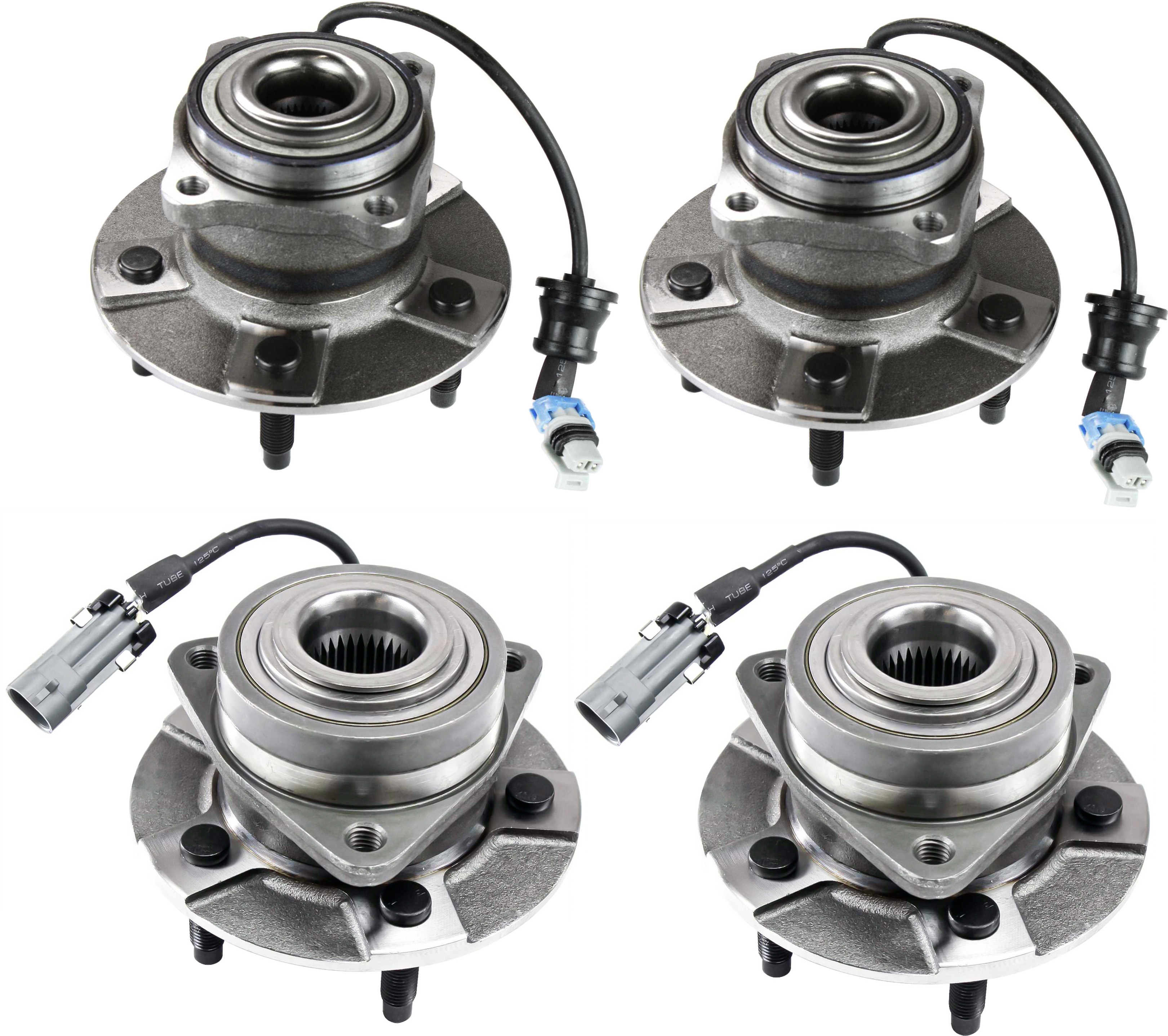 AM EQUINOX 05-06 TORRENT 06-06 VUE 02-07 FRONT AND REAR HUB ASSEMBLY RH AND LH SKU SET ARB513189-4 OEM 102101-512229-712229-7300129-1