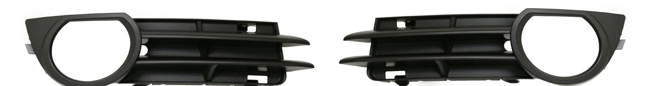 AM A3-06-08 FRONT FOG LAMP MOLDING RH AND LH Primed w o Sport Pkg SKU SET ARBA015501 Partslink AU1039103 AU1038103 OEM 8P4807682B 8P4807681B
