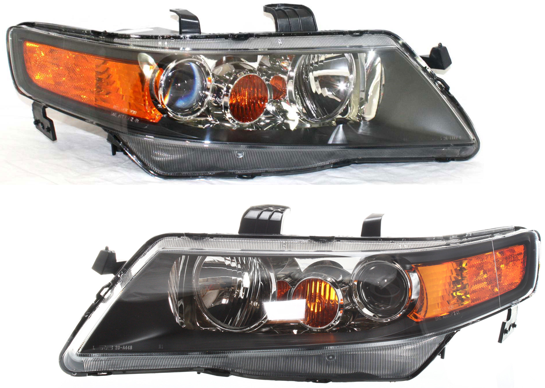 AM TSX 06-08 HEAD LAMP RH AND LH Lens and Housing SKU SET ARBA100101 Partslink AC2502112 AC2503112 OEM 33151SECA62-33101SECA62