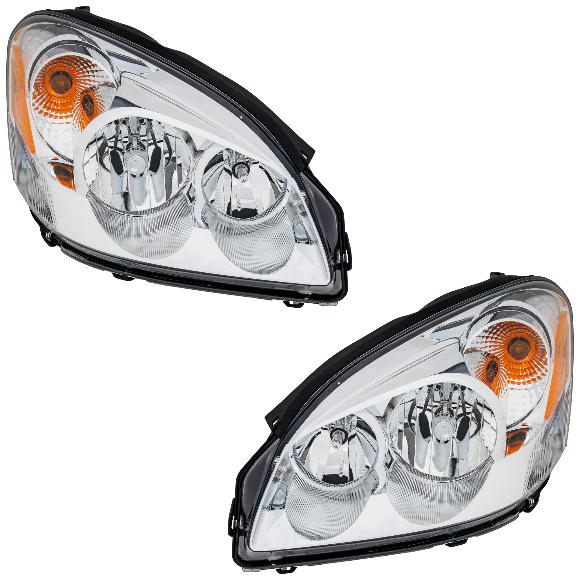 AM LUCERNE 06-11 HEAD LAMP RH AND LH Assembly Halogen CAPA SKU SET ARBB100101Q Partslink GM2502277C GM2503277C OEM 25974773-25974774