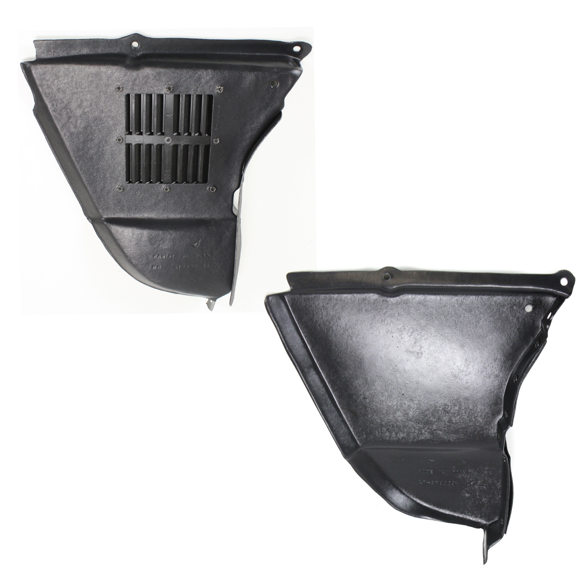 AM 5 SERIES 04-07 ENGINE SPLASH SHIELD Set of 2 SKU SET ARBB310102 Partslink BM1228125 BM1228126 OEM 51717033754-51717033753