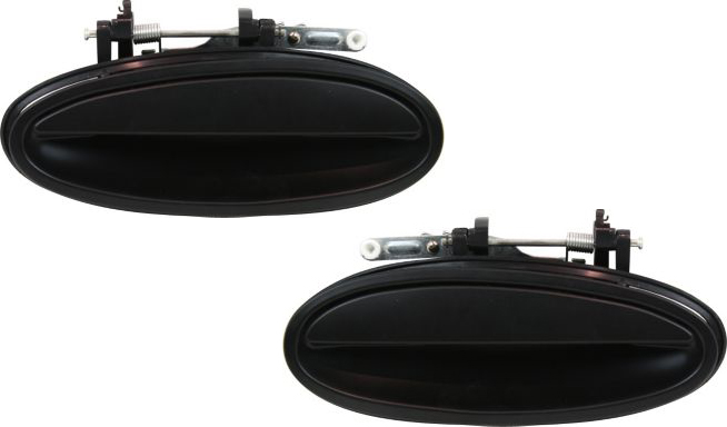 AM AURORA 97-99 PARK AVENUE 97-05 REAR EXTERIOR DOOR HANDLE RH AND LH Smooth Black Plastic SKU SET ARBB491305 Partslink GM1521137 GM1520137 OEM 25699182-25699183