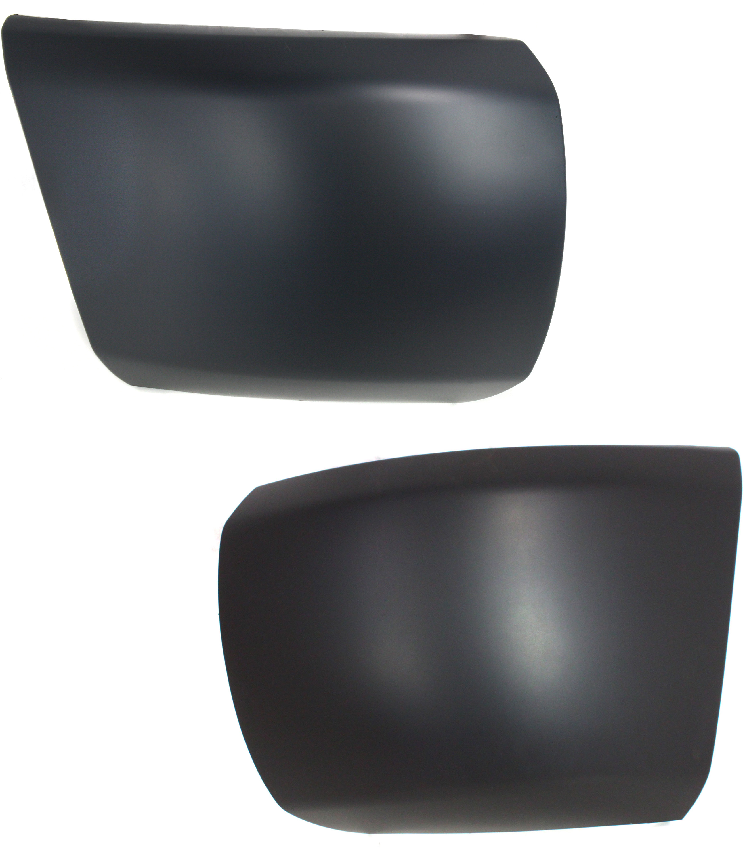 AM SILVERADO 1500-07-13 FRONT BUMPER END RH AND LH Face Bar Cap Primed w o Fog Light Hole New Body Style SKU SET ARBC011101 Partslink GM1017103 GM1016103 OEM 15891691-15891690