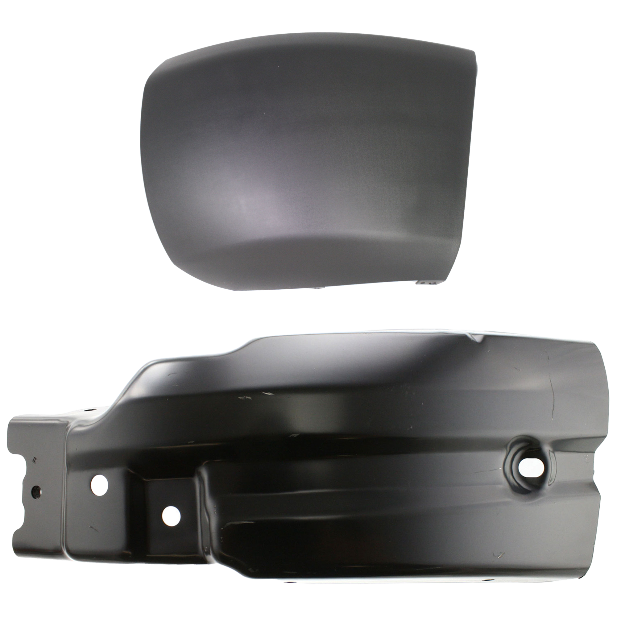 AM SILVERADO 1500-07-13 FRONT BUMPER END LH Set of 2 without Fog Light Holes Excludes 2007 Classic SKU SET ARBC011104-2 Partslink GM1004146 GM1004148 OEM 15838397-22737638