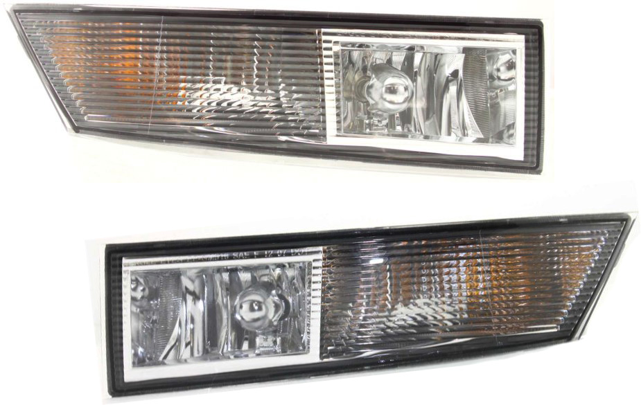 AM ESCALADE 07-14 FRONT FOG LAMP RH AND LH Assembly SKU SET ARBC107503 Partslink GM2593163 GM2592163 OEM 10383563-10383562