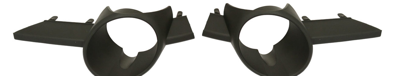 AM TOWN AND COUNTRY 08-10 FRONT FOG LAMP MOLDING RH AND LH Primed SKU SET ARBC107505 Partslink CH2599102 CH2598102 OEM 5113234AA 5113235AA