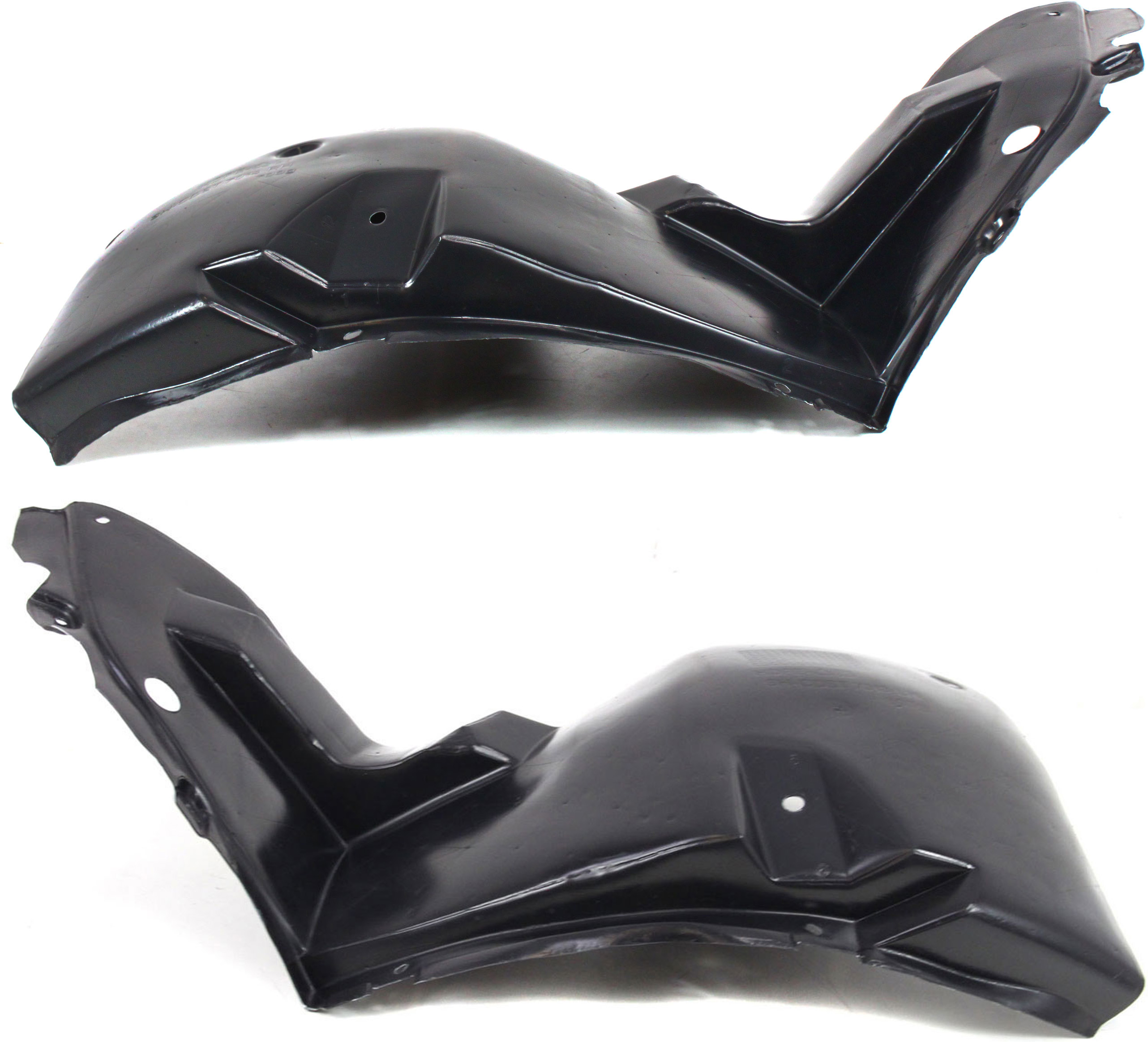 AM STS 06-09 FRONT FENDER LINER RH AND LH Front Section Front Bumper Cover Extension V Model SKU SET ARBC222119 Partslink GM1005154 GM1004154 OEM 25771066-25771067