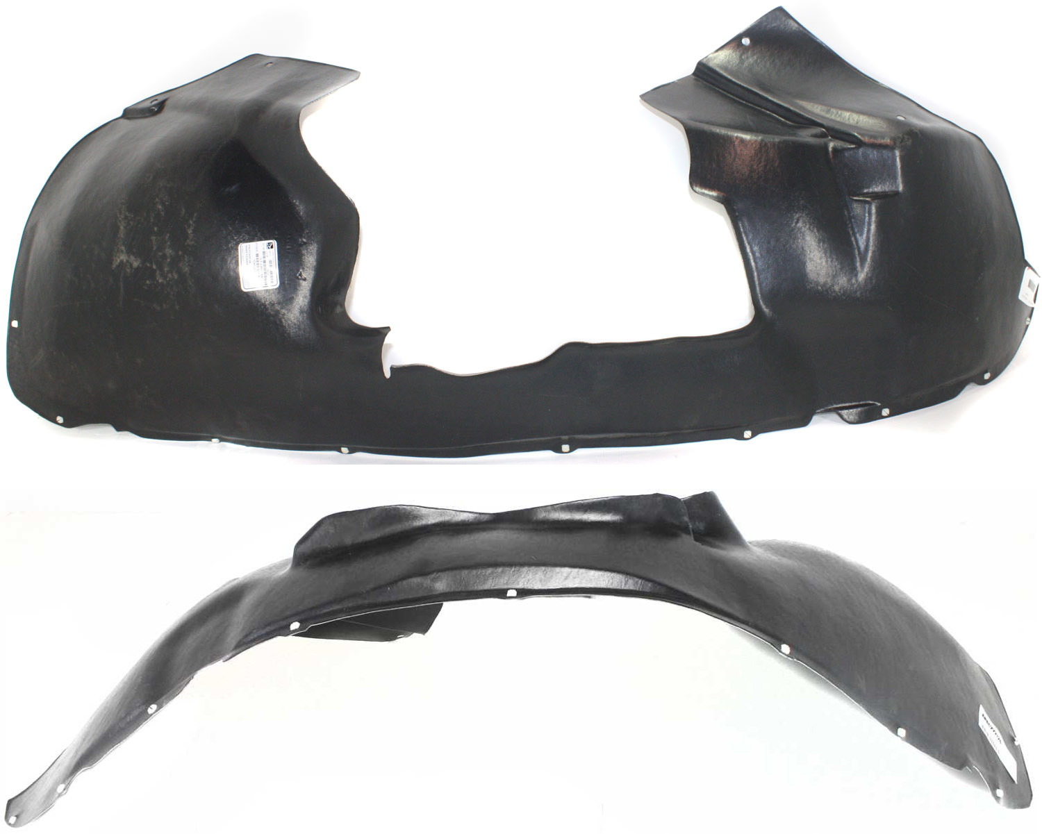 AM PACIFICA 04-08 FRONT FENDER LINER RH and LH Plastic SKU SET ARBC222125 Partslink CH1248138 CH1249138 OEM 4857646AH 4857647AH