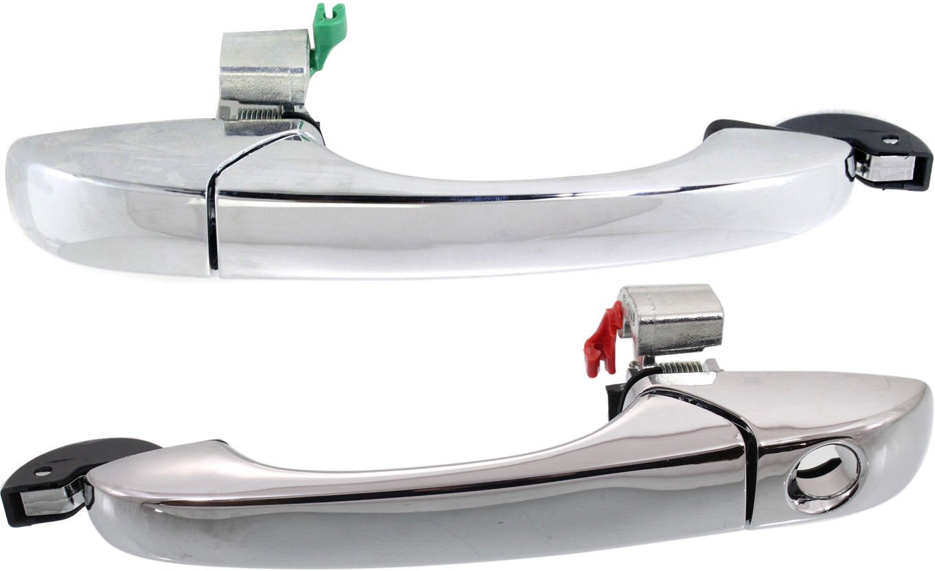 AM SEBRING 07-10 GRAND CARAVAN 08-20 FRONT DOOR HANDLE RH and LH Outside All Chrome SKU SET ARBC462117C Partslink CH1311150 CH1310150 OEM 5020795AA 4589186AD 4589657AB