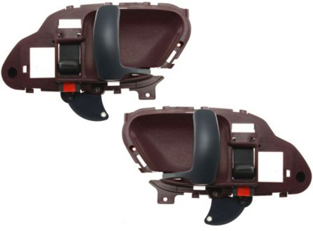 AM C K FULL SIZE P U 95-02 SUBURBAN 95-99 FRONT DOOR HANDLE RH and LH Inside Red Hsg Txtrd Blk Lvr =REAR SKU SET ARBC462145 Partslink GM1353103 GM1352103 OEM 15708050-15708049