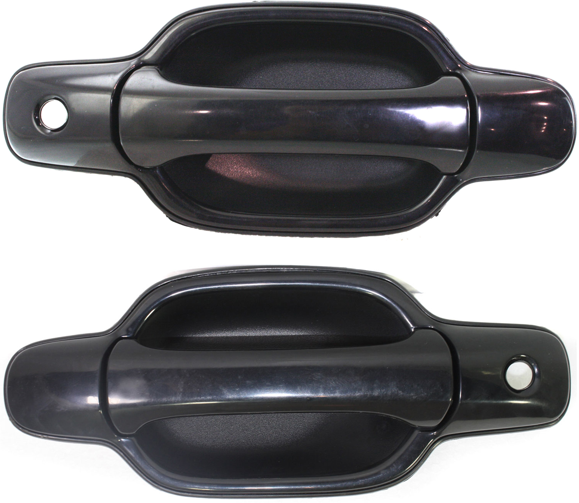 AM CANYON COLORADO 04-22 FRONT EXTERIOR DOOR HANDLE RH AND LH Smooth Black SKU SET ARBC462185-2 Partslink FDH010054 FDH010053 OEM 8972936751-20829878