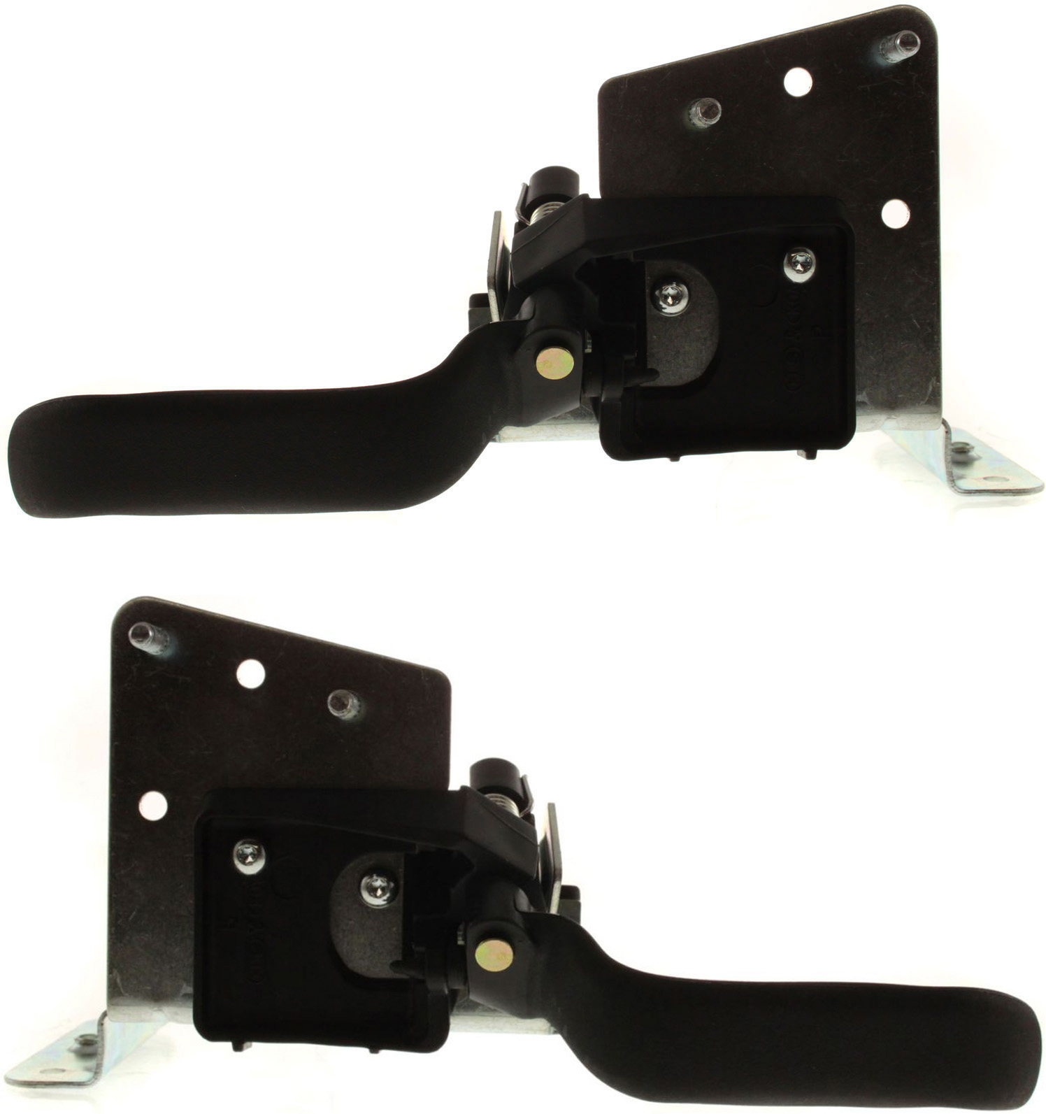 AM SILVERADO SIERRA 00-06 REAR INTERIOR DOOR HANDLE RH AND LH Textured Black Includes 2007 Classic SKU SET ARBC491359 Partslink GM1553106 GM1552106 OEM 15035075-15019737