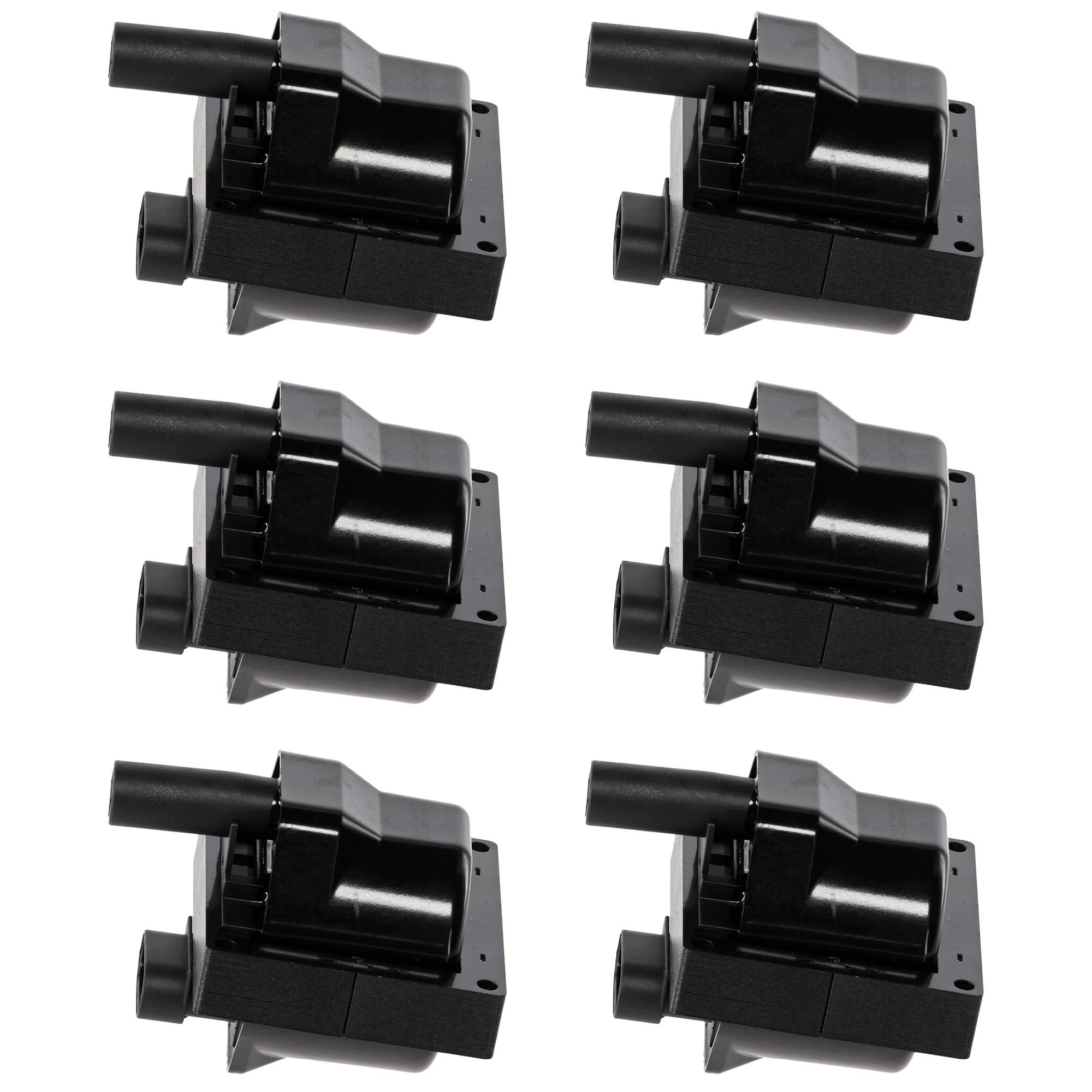 AM S10 PICKUP 96-04 IGNITION COIL Set of 6 Square Female Socket Wire Attachment Style SKU SET ARBC504601-6 OEM 3565-8231-26327-48604-50007-79