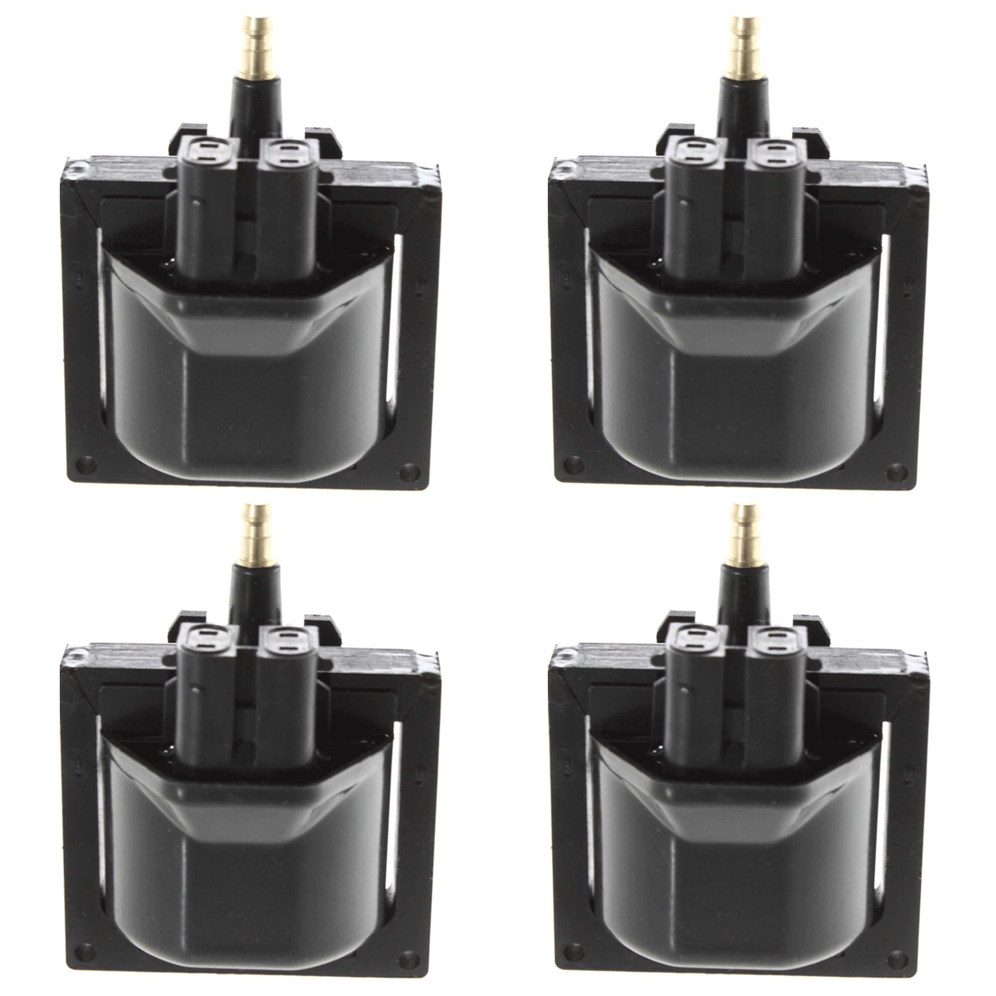 AM SKYHAWK 82-86 C K FULLSIZE PICKUP 88-98 IGNITION COIL Set of 4 Square male HEI wire attachment style SKU SET ARBC504602-4