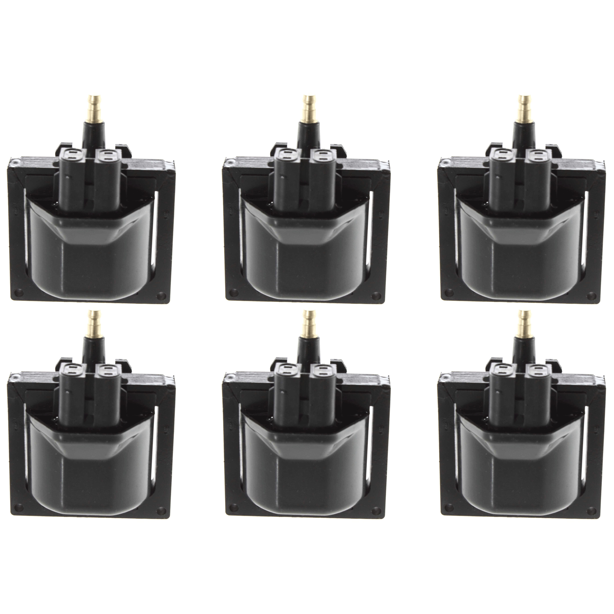 AM SKYHAWK 82-86 C K FULLSIZE PICKUP 88-98 IGNITION COIL Set of 6 Square male HEI wire attachment style SKU SET ARBC504602-6
