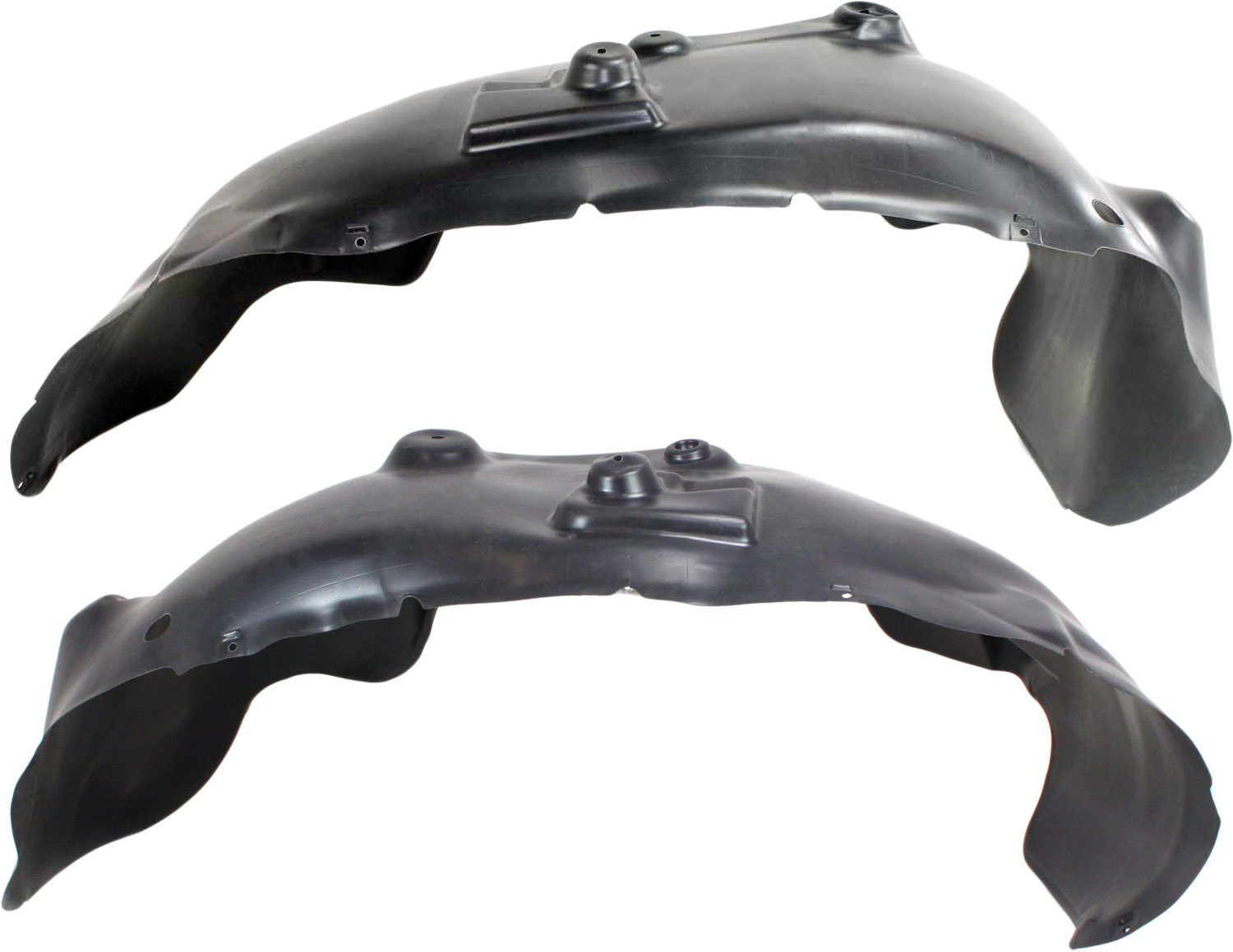 AM DODGE FULL SIZE P U 03-09 FRONT FENDER LINER RH AND LH 05-08-1500-05-09-2500 SKU SET ARBD222105 Partslink CH1249130 CH1251124 CH1248130 CH1250124 OEM 55276798AF 55276799AF