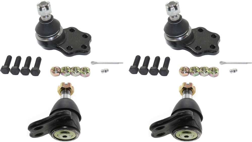 AM DAKOTA 00-04 FRONT BALL JOINT RH AND LH Upper and Lower RWD SKU SET ARBD282304-4 OEM 104291-2601493-2601541-5051246