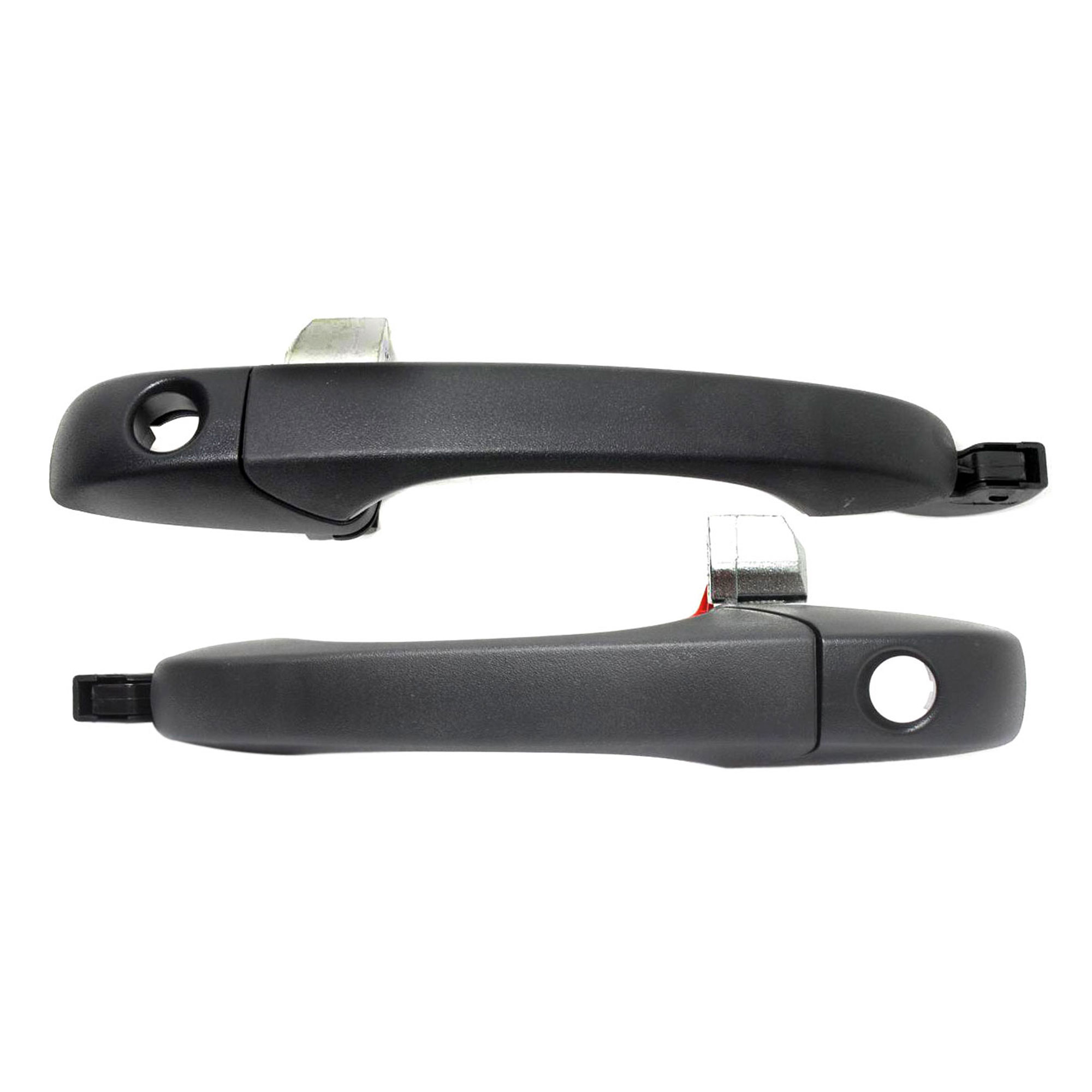 AM COMPASS PATRIOT 07-17 FRONT EXTERIOR DOOR HANDLE RH AND LH Textured Black w Keyhole SKU SET ARBD462121 Partslink CH1311159 CH1310146 OEM 5074188AG 5074189AG