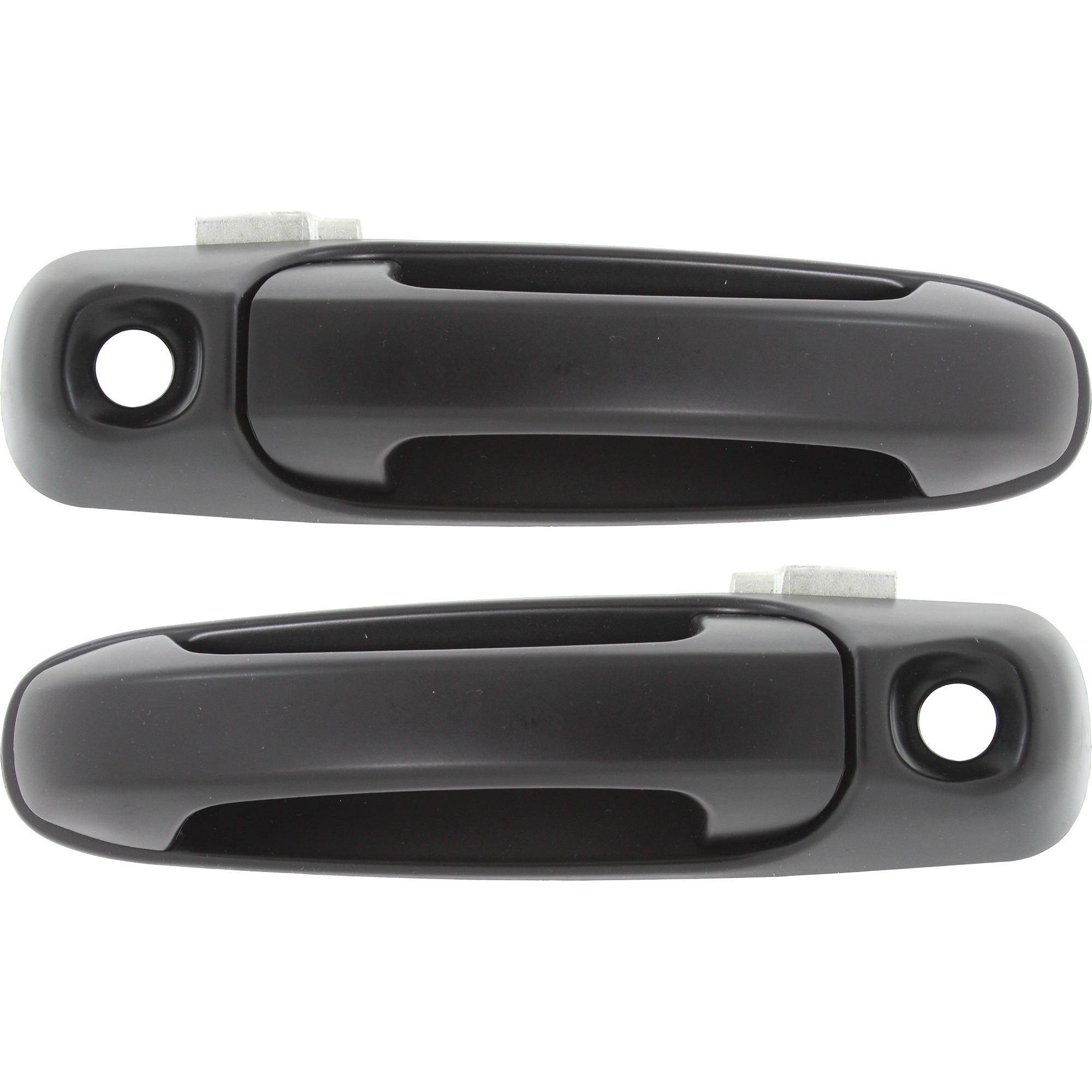 AM DODGE FULL SIZE P U 02-09 DAKOTA 05-11 FRONT EXTERIOR DOOR HANDLE RH AND LH Smooth Black w Keyhole SKU SET ARBD462143