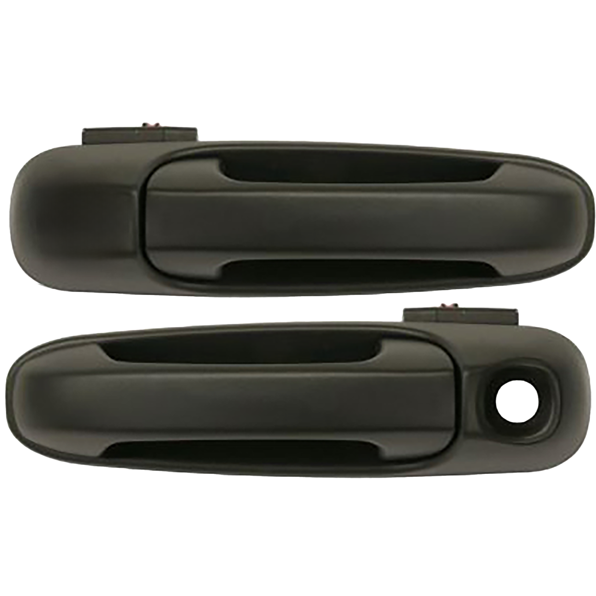 AM DODGE FULL SIZE P U 02-09 DAKOTA 05-11 FRONT EXTERIOR DOOR HANDLE RH Smooth Black RH w Keyhole LH w o Keyhole SKU SET ARBD462145 OEM 55275948AB PFM