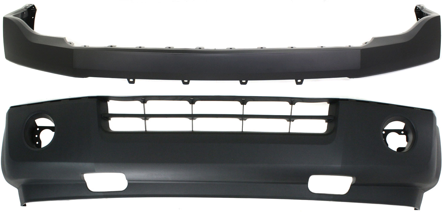 AM EXPEDITION 07-14 BUMPER COVER Set of 2 Front Upper and Lower SKU SET ARBF010304-2 Partslink FO1000631 FO1014104 OEM 7L1Z17D957AA 7L1Z17D957BPTM