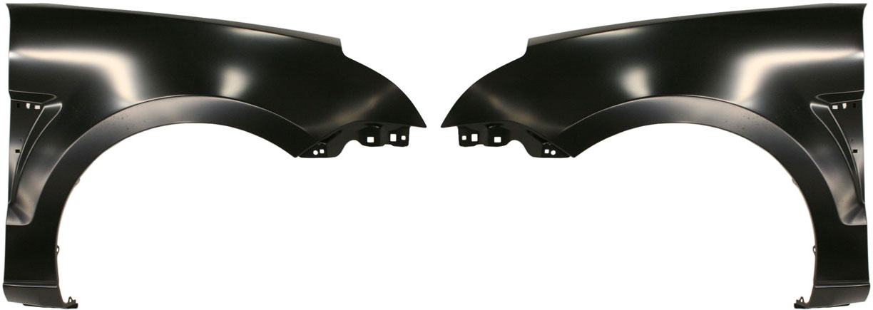 AM FOCUS 08-09 FRONT FENDER RH AND LH Primed w Grille Provision SKU SET ARBF220101 Partslink FO1240266 FO1241266 OEM 8S4Z16005B 8S4Z16006B