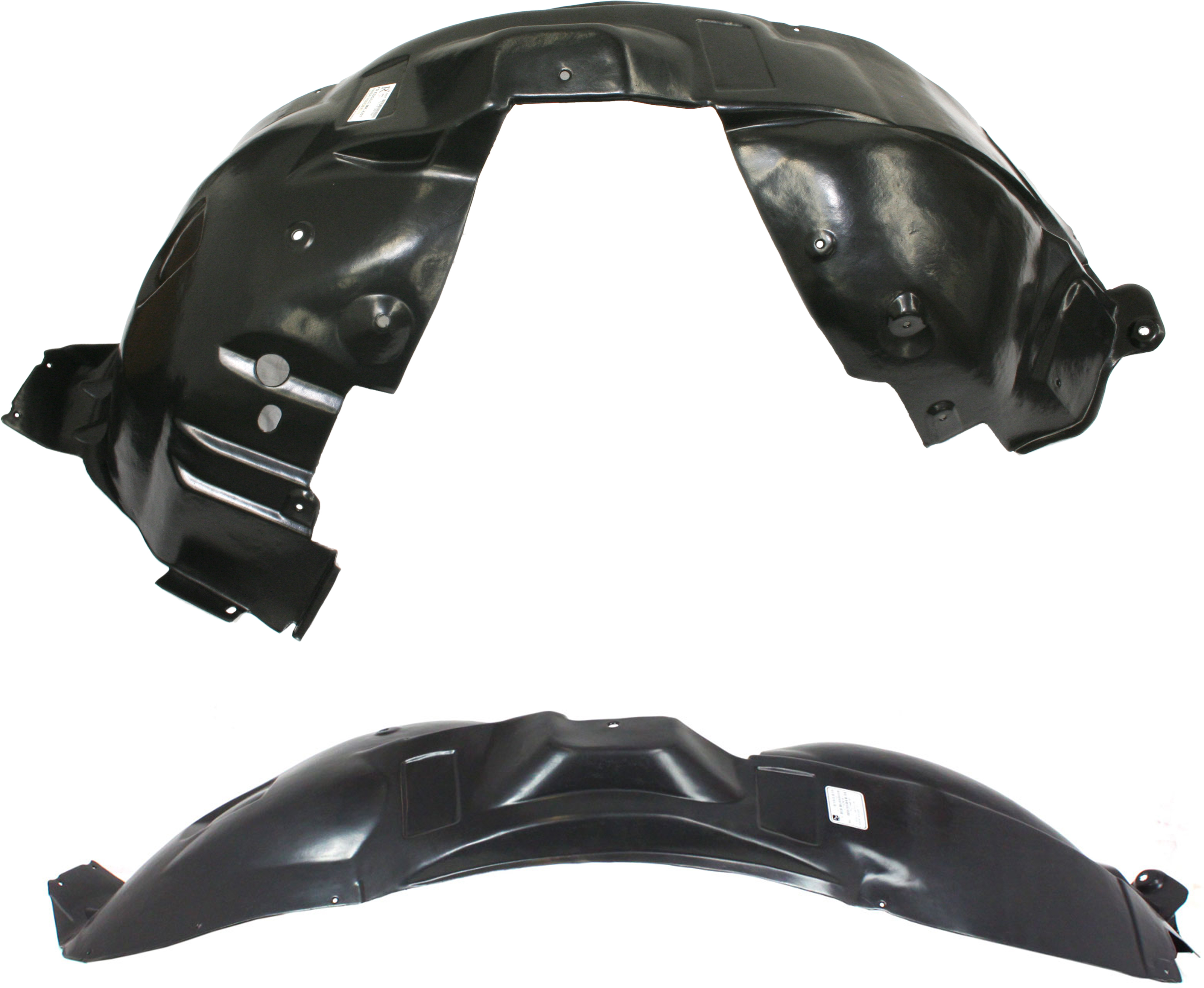 AM EDGE 07-10 MKX 07-10 FRONT FENDER LINER RH and LH SKU SET ARBF222103 Partslink FO1249130 FO1248130 OEM 7T4Z16102B 7T4Z16103B