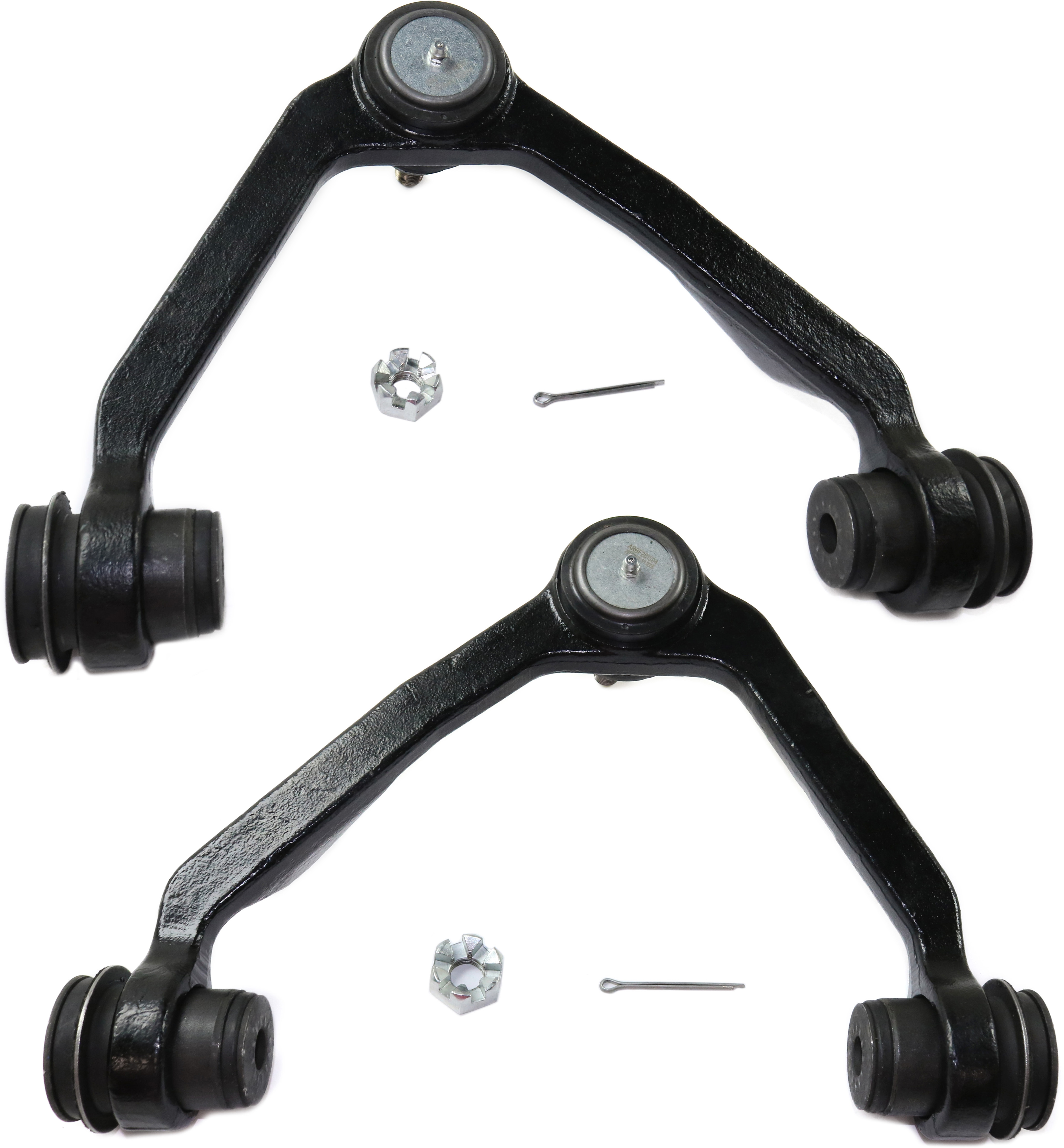 AM F SERIES PICKUP 97-04 FRONT CONTROL ARM RH AND LH Upper w Ball Joint Four Wheel Drive SKU SET ARBF281503 OEM 5L3Z3084C F75Z3084BA XL3Z3084B