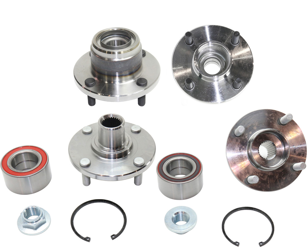 AM FOCUS 01-07 FRONT AND REAR HUB ASSEMBLY RH AND LH 4 Studs 4 x 4.25 in. Bolt Pattern SKU SET ARBF283701-4 OEM 521002-721002-1S4Z1A034AA 98AB
