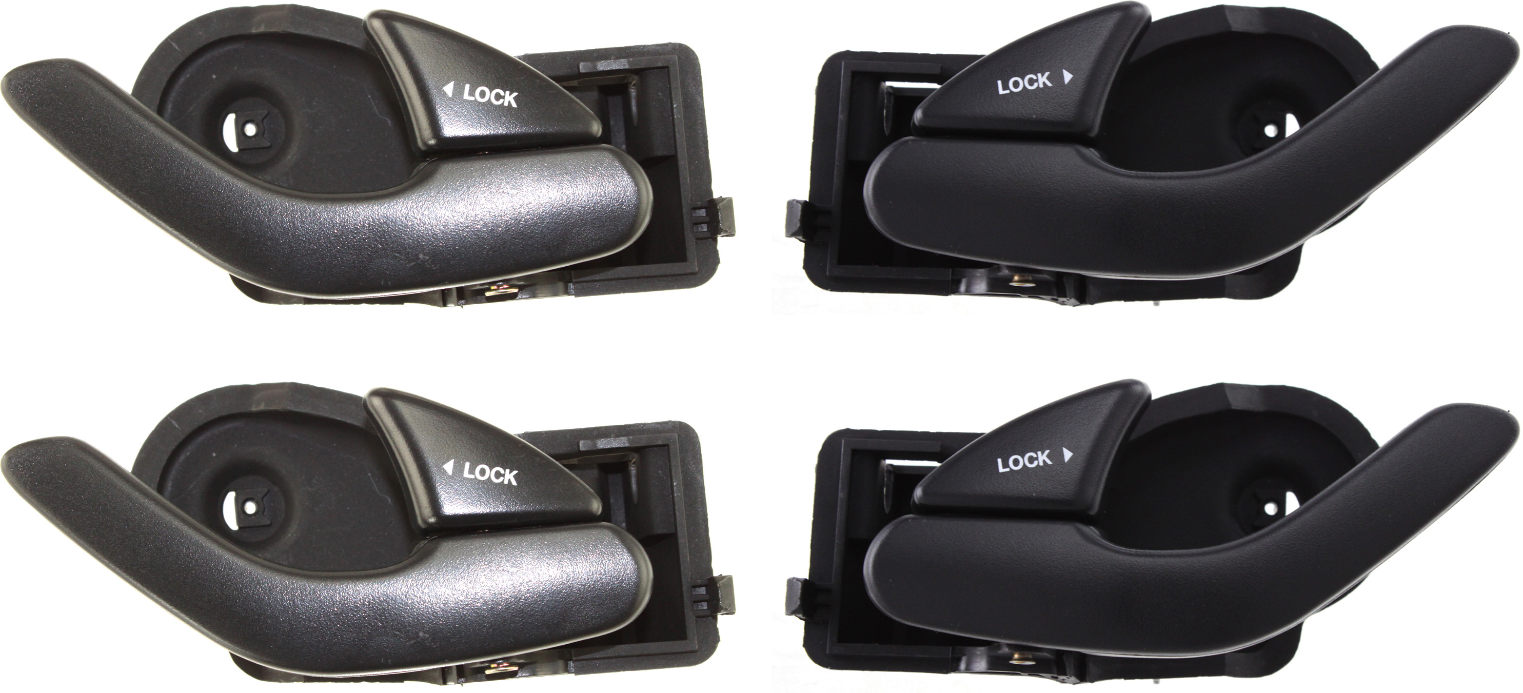 AM ESCAPE 01-07 MARINER 05-07 FRONT AND REAR DOOR HANDLE RH AND LH Set of 4 Inside Txtrd Blck US Type SKU SET ARBF462123-4 Partslink FO1353130 FO1353131 FO1352130 FO1352131 OEM 1L8Z7822600AAA PEC135833OL 1L8