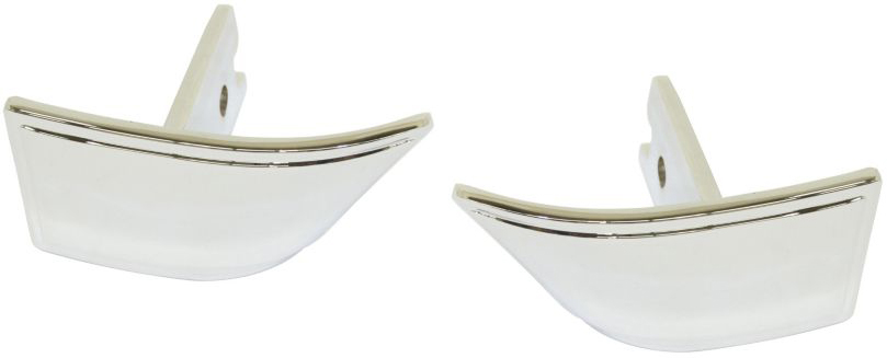 AM F SERIES 73-79 TEMPO TOPAZ 84-94 FRONT DOOR HANDLE RH and LH Inside All Chrome Metal Zinc =REAR SKU SET ARBF462133C Partslink FO1353115 FO1352115 OEM D3TZ1022600A D3TZ1022601A
