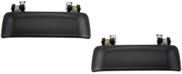 AM RANGER 98-00 FRONT DOOR HANDLE RH and LH Outside Textured Black w o Keyhole SKU SET ARBF462505 Partslink FO1310134 MA1310119 OEM 2L5Z1022404BAA 1F6558420